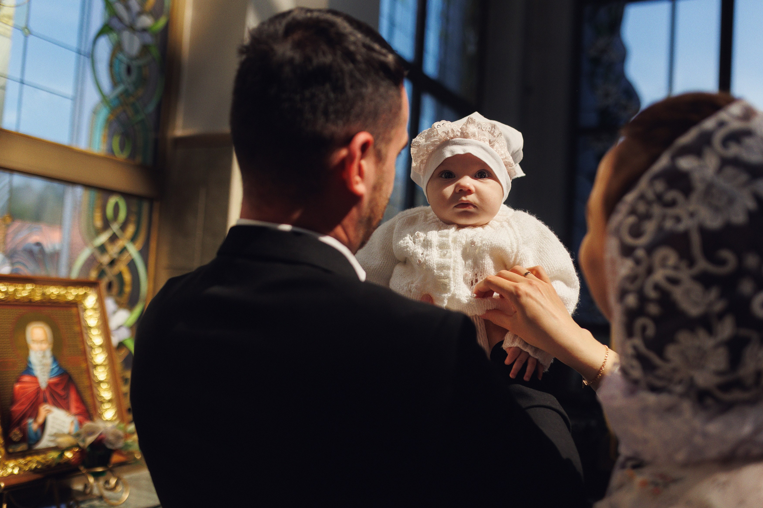 Фотосессия таинства крещения в Минске