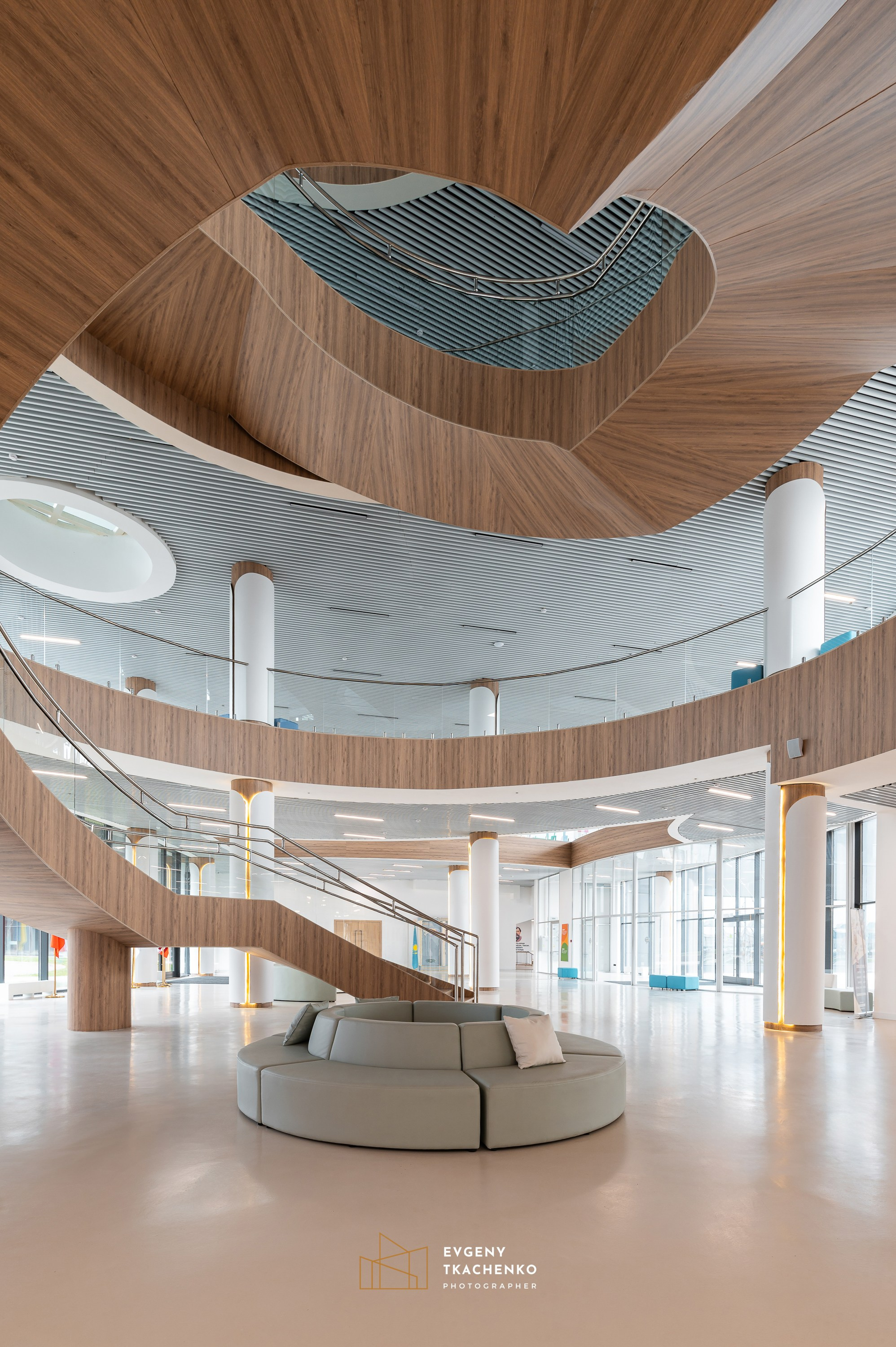 Kazakhstan International School, г. Астана. Архитектурный и интерьерный фотограф в Казахстане