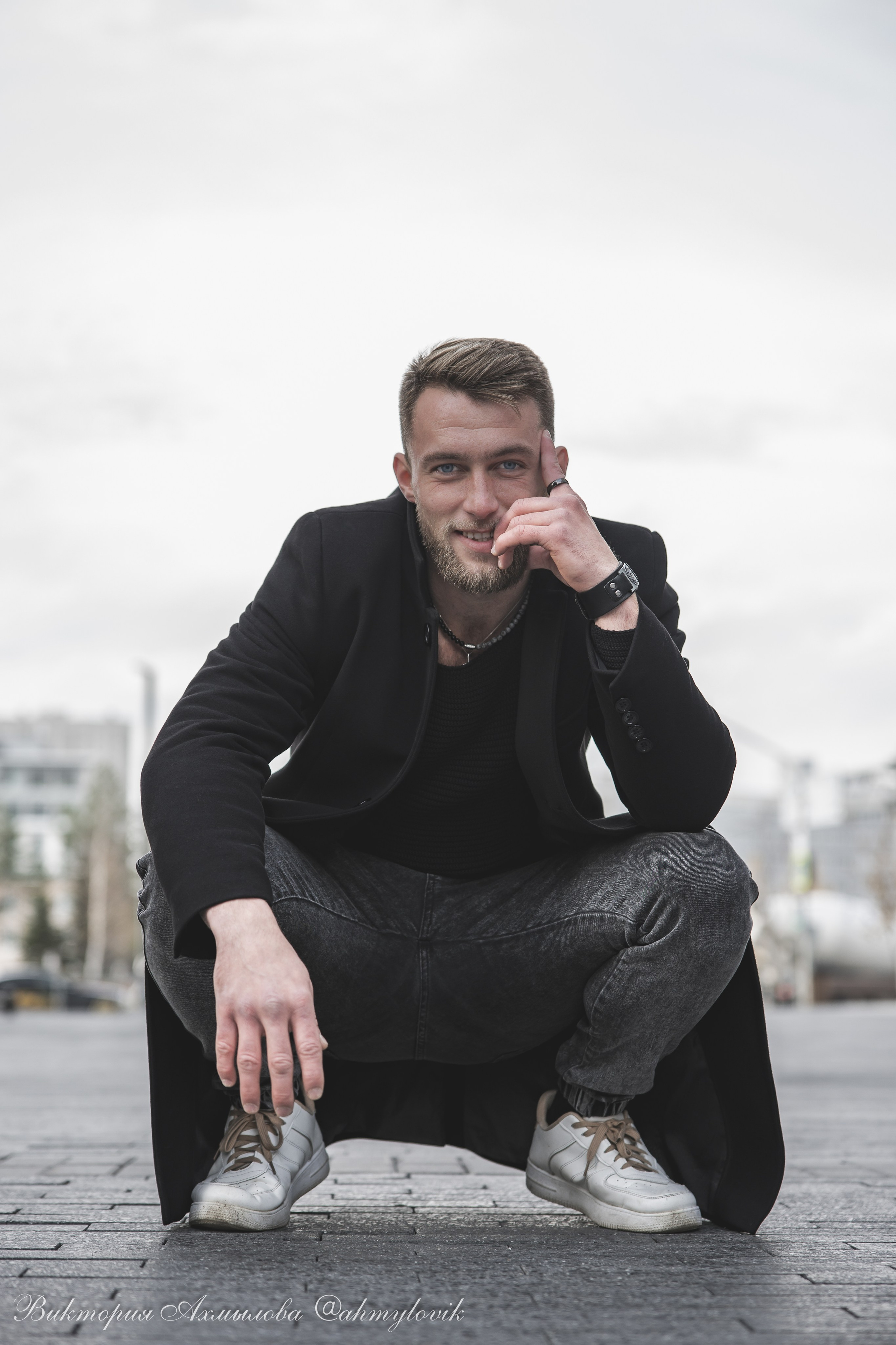 Прогулка с Хаски (Сергей). Виктория Ахмылова. Фотограф в Москве