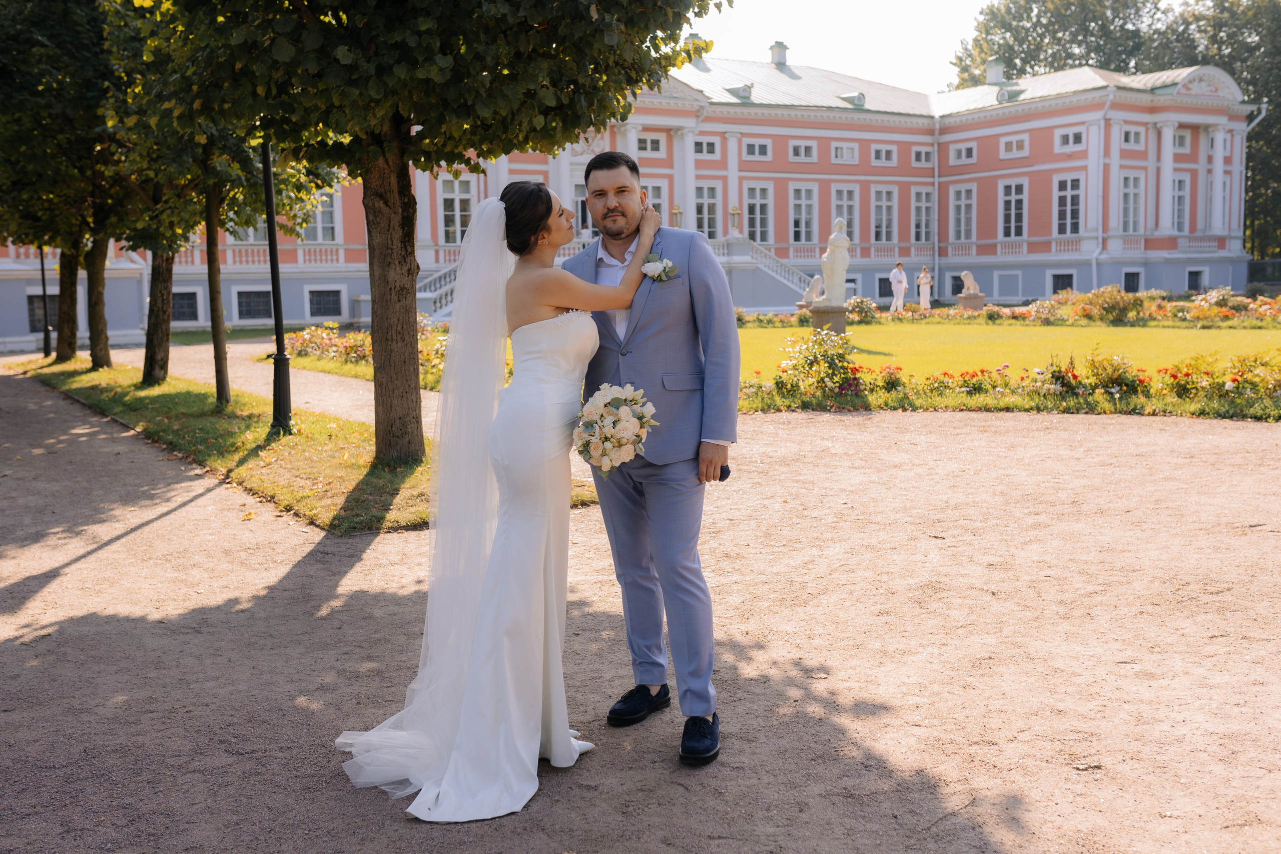 Свадебная фотосессия в Москве, парк Кусково. Свадебный фотограф в Москве Анна Полушина