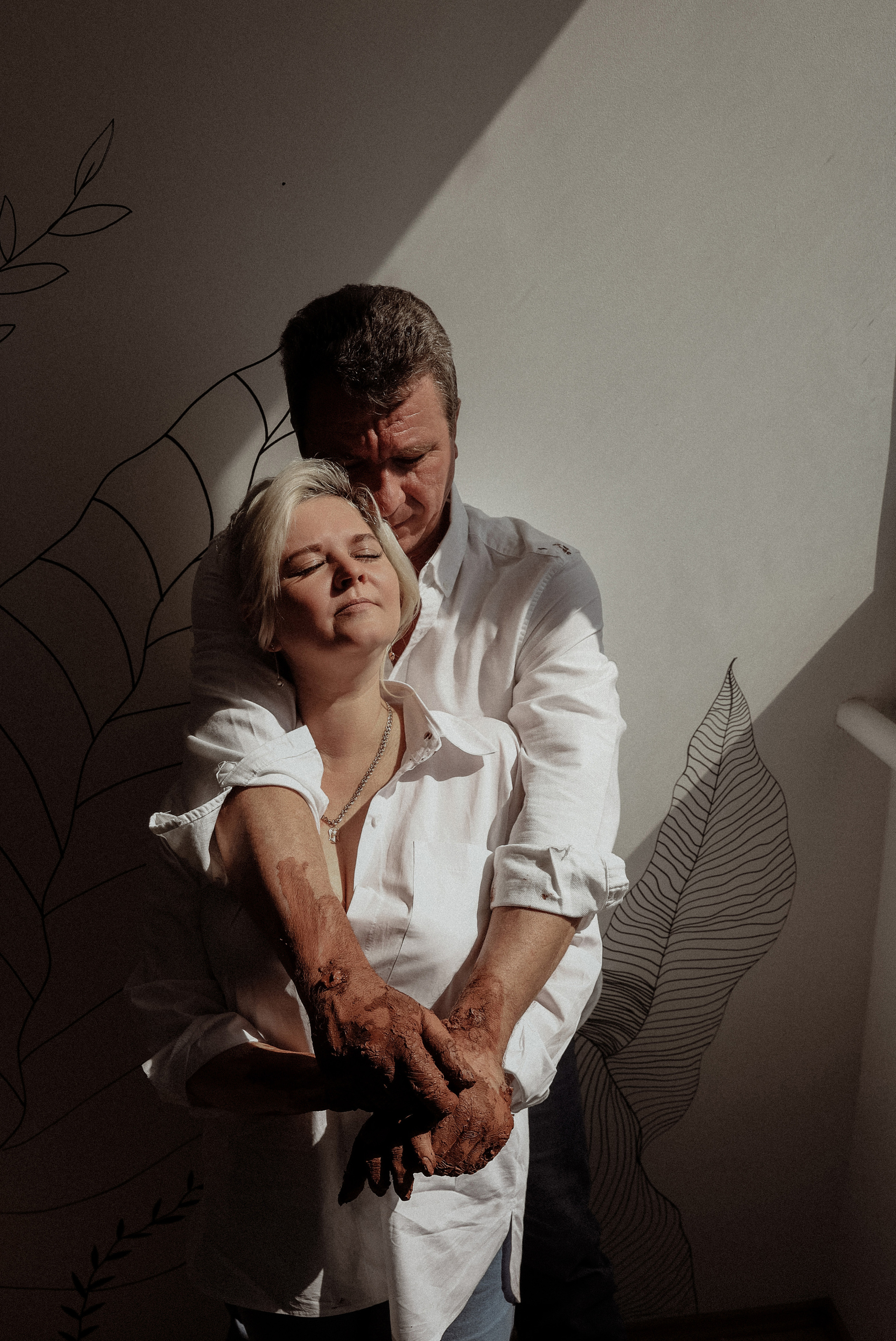 Ирина и Александр в гончарной студии. Семейный фотограф в Самаре и Казани Александра Никитина