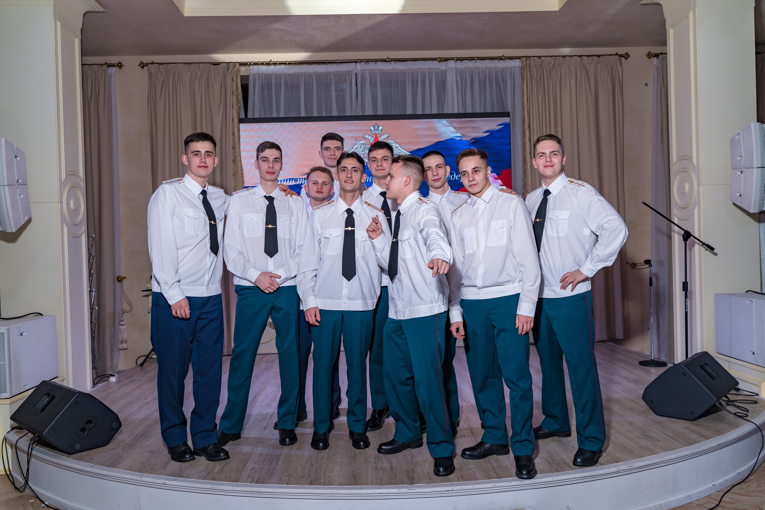 Фотосъемка выпуска военной академии и вручение дипломов