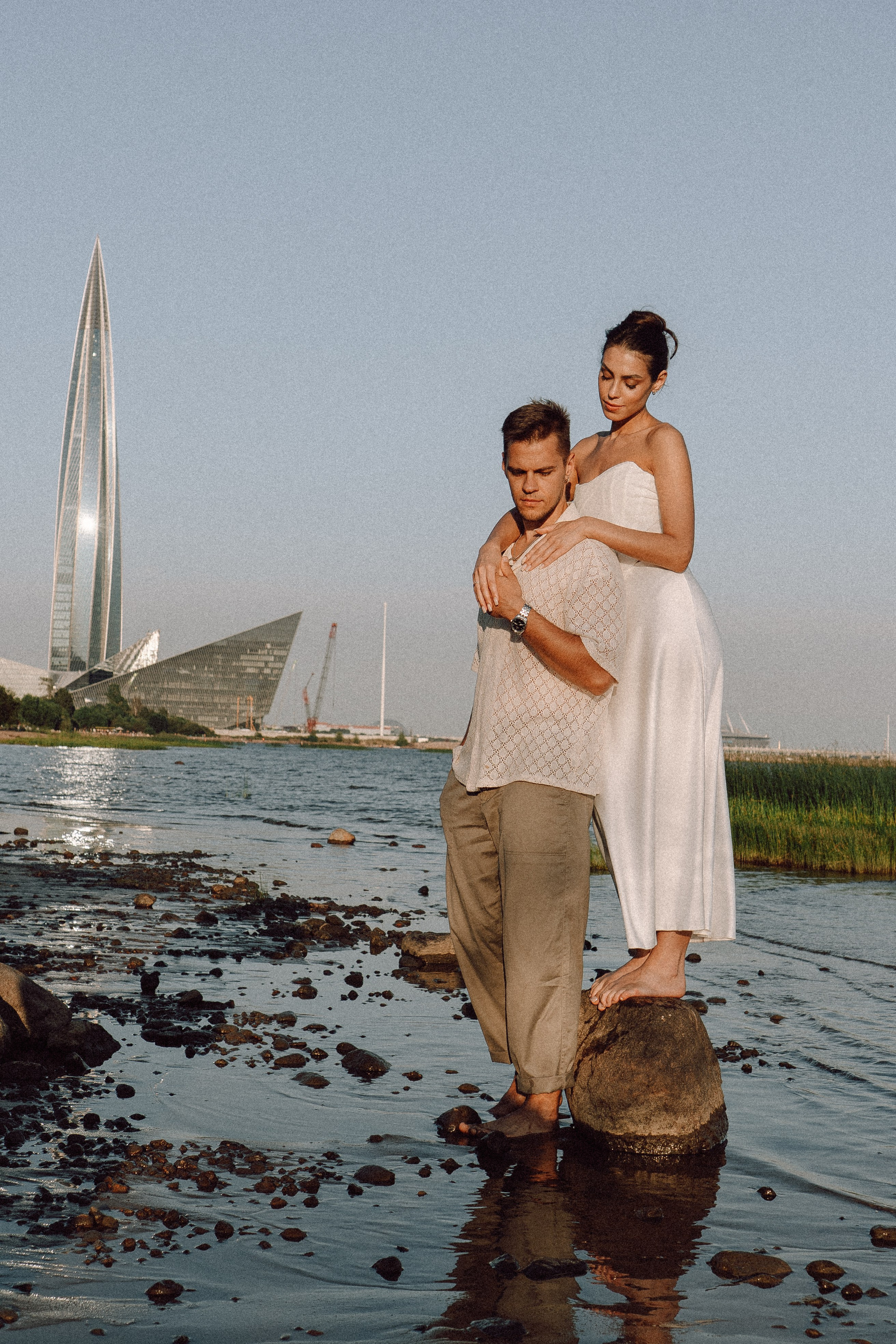 СВАДЕБНАЯ ФОТОСЕССИЯ ВЫЕЗДНОЙ ЦЕРЕМОНИИ (ФИНСКИЙ ЗАЛИВ). Профессиональный фотограф, Санкт-Петербург — Виктория Богомолова