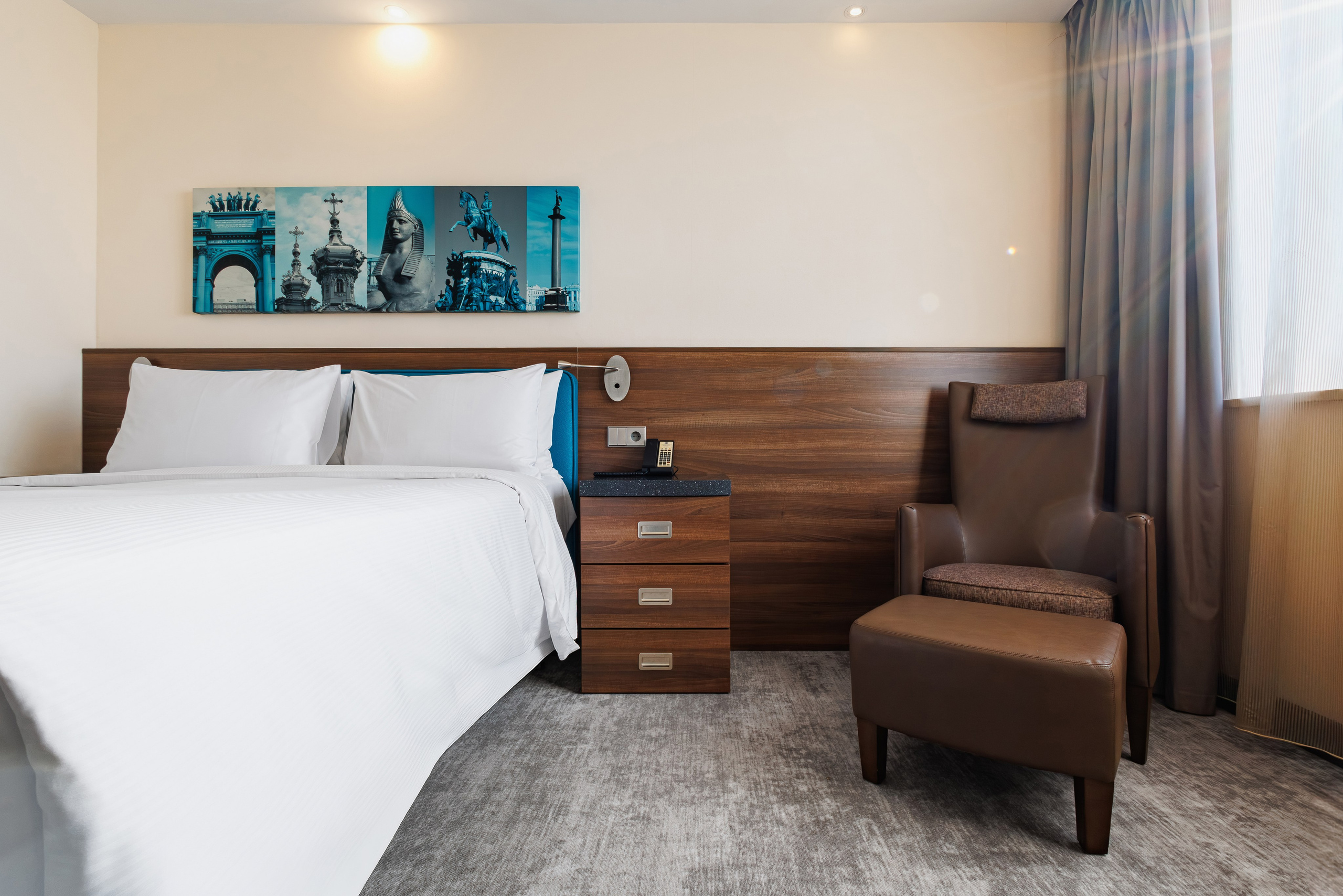 Hampton by Hilton Saint Petersburg ExpoForum 3*. Коммерческий фотограф в Санкт-Петербурге | Фуд, интерьерная и рекламная съемка | Влад Жолудев