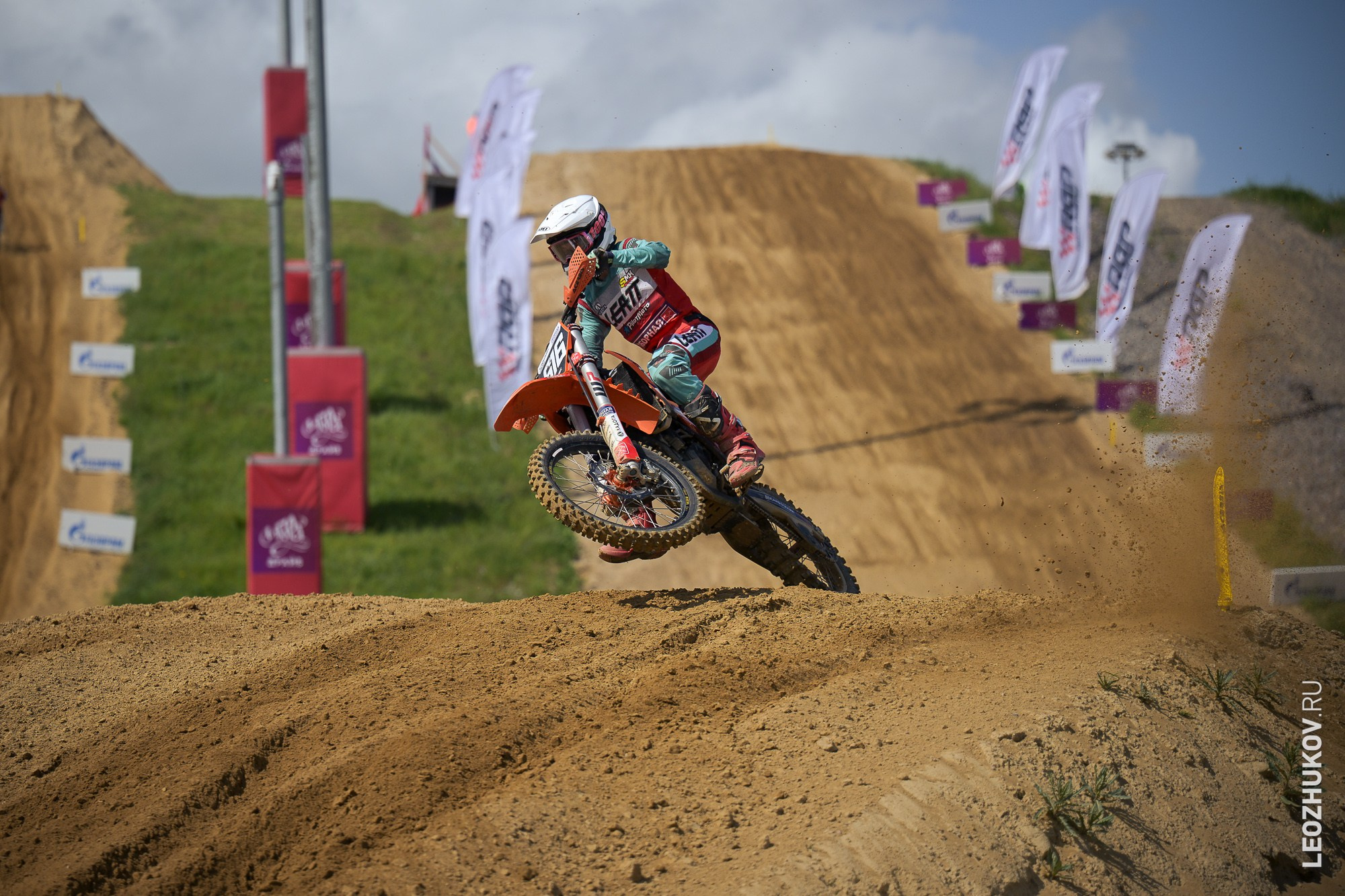 1 round of ММТ RGP russian motocross championships. Sports photographer Leonid Zhukov