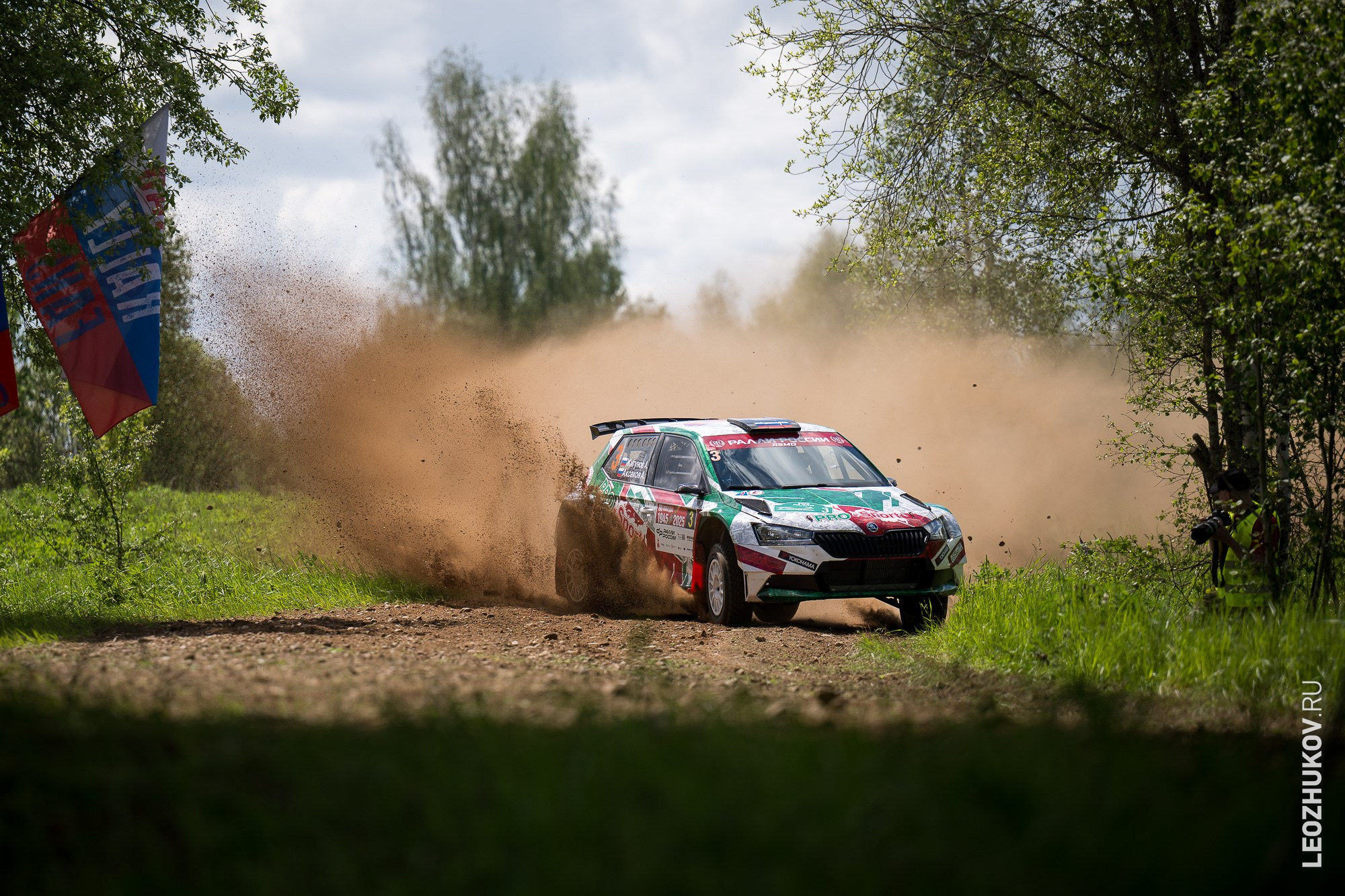 Rally Pushkinskie gory 2025. Sports photographer Leonid Zhukov