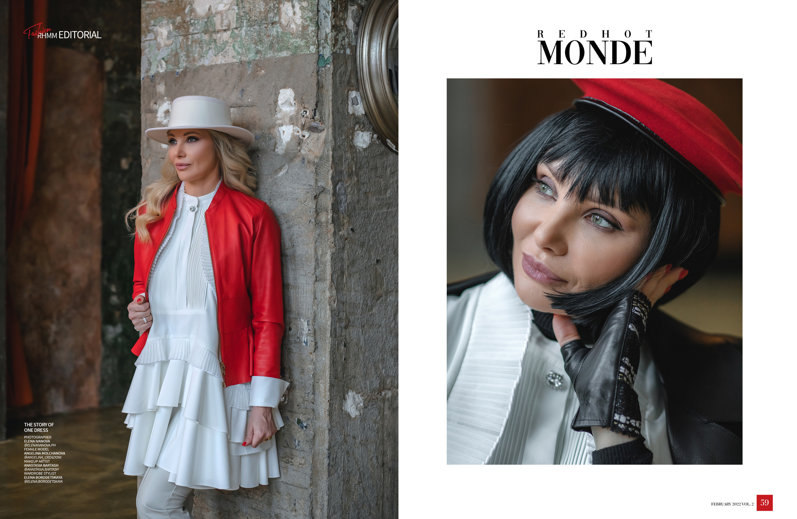 Red Hot Monde magazine. Елена Иванова контент фотограф для брендов и экспертов, Москва