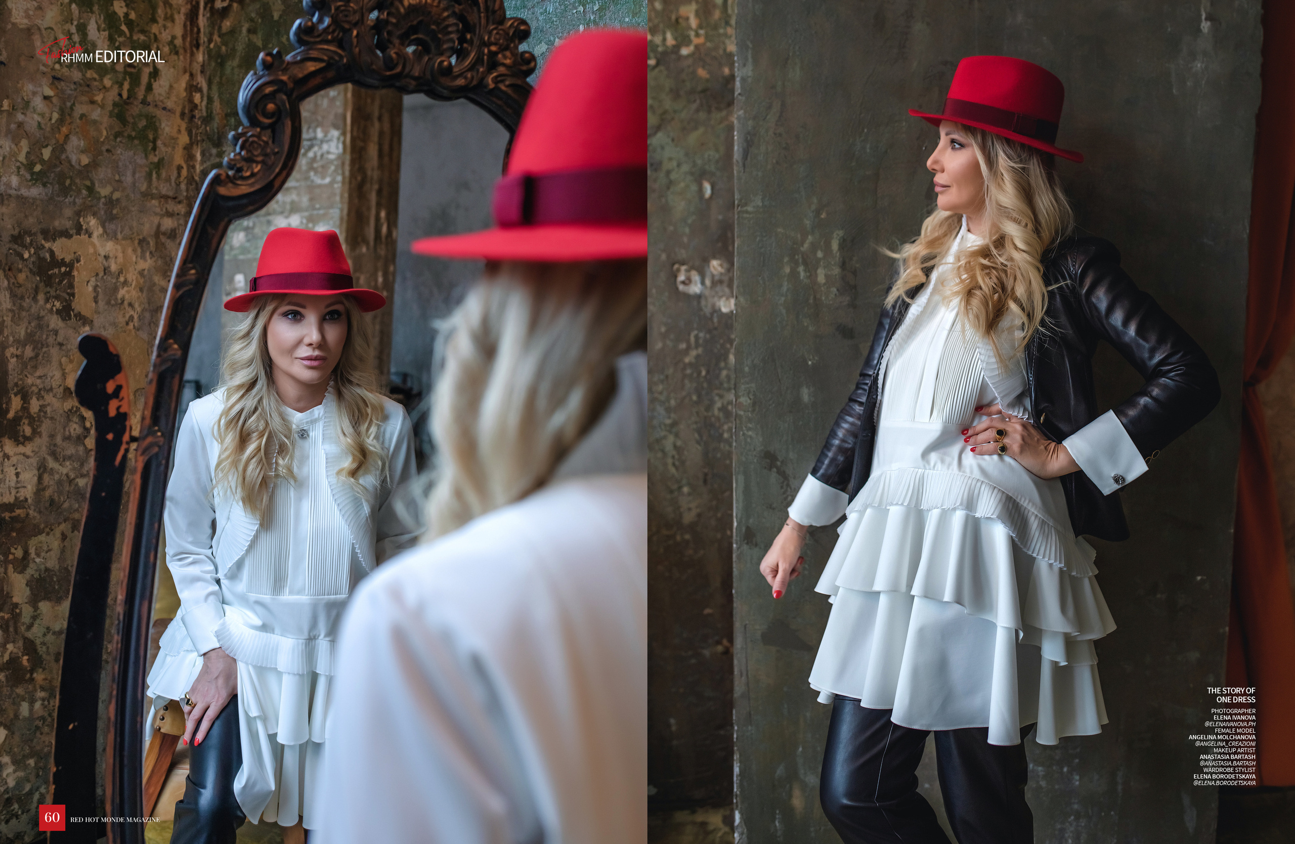 Red Hot Monde magazine. Елена Иванова контент фотограф для брендов и экспертов, Москва