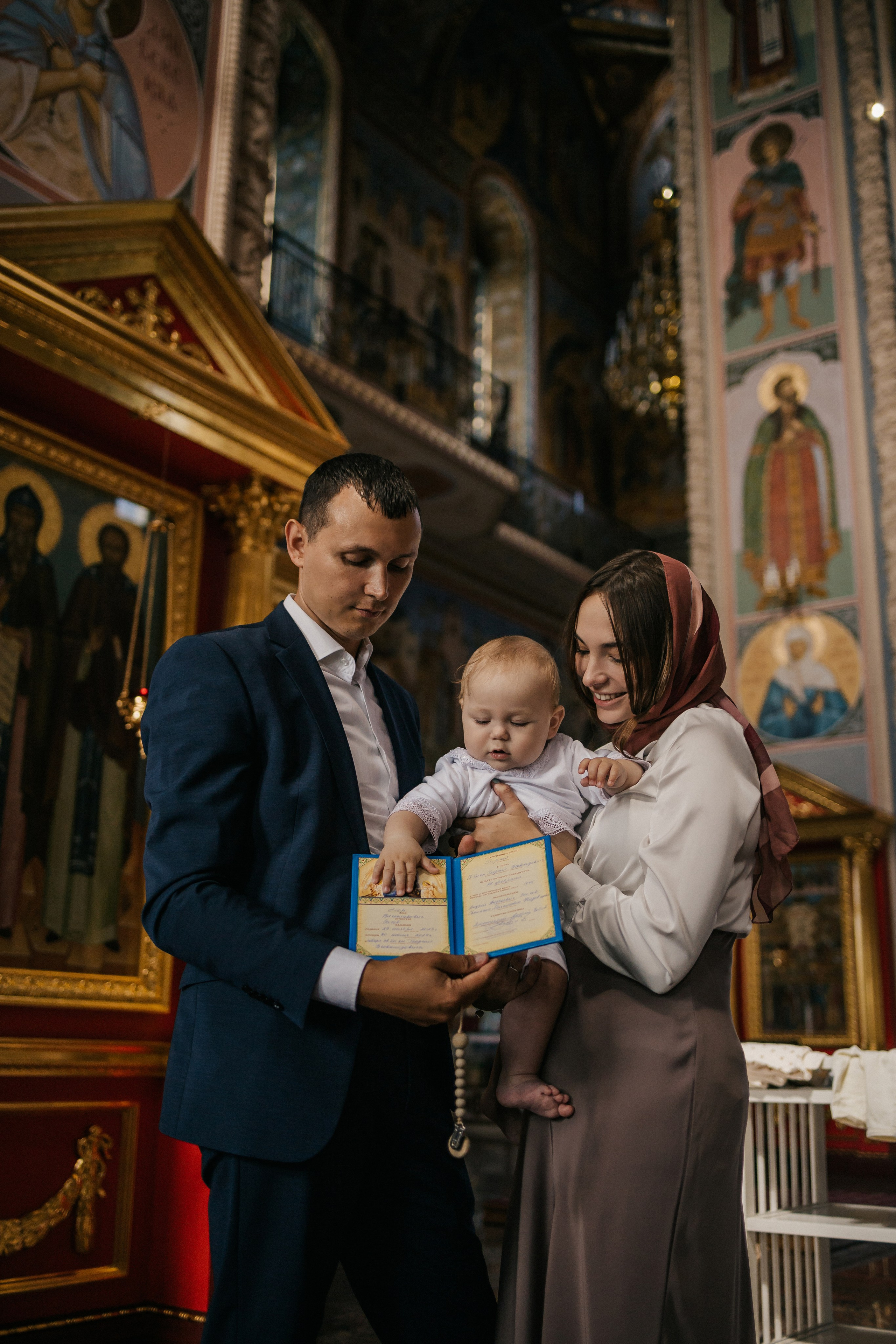 Крещение в Соборе в честь князя Георгия Всеволодовича. Фотограф Нижний Новгород