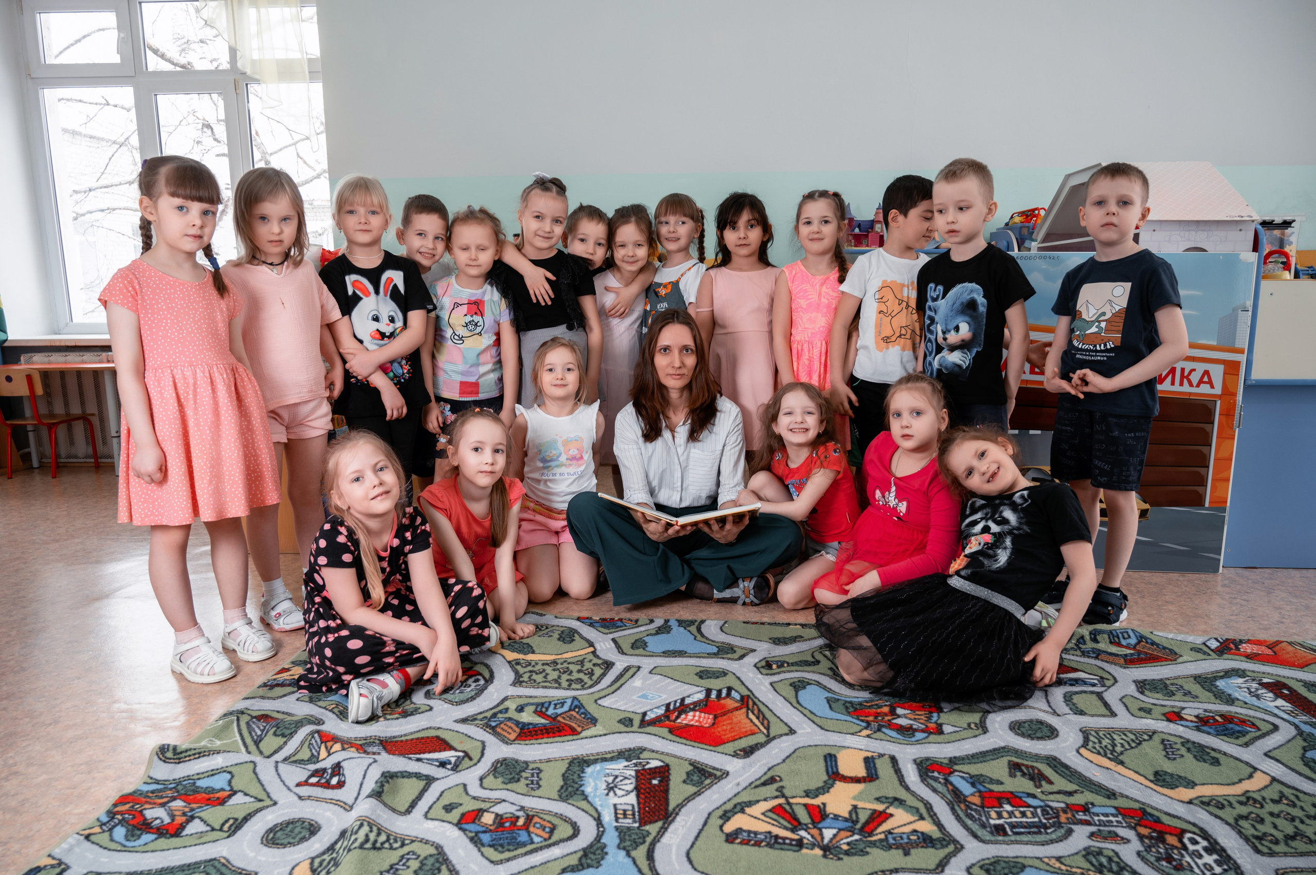 Детский сад «Радость», кадетская группа. Детский фотограф. «Ожившие» фото, г. Нижневартовск