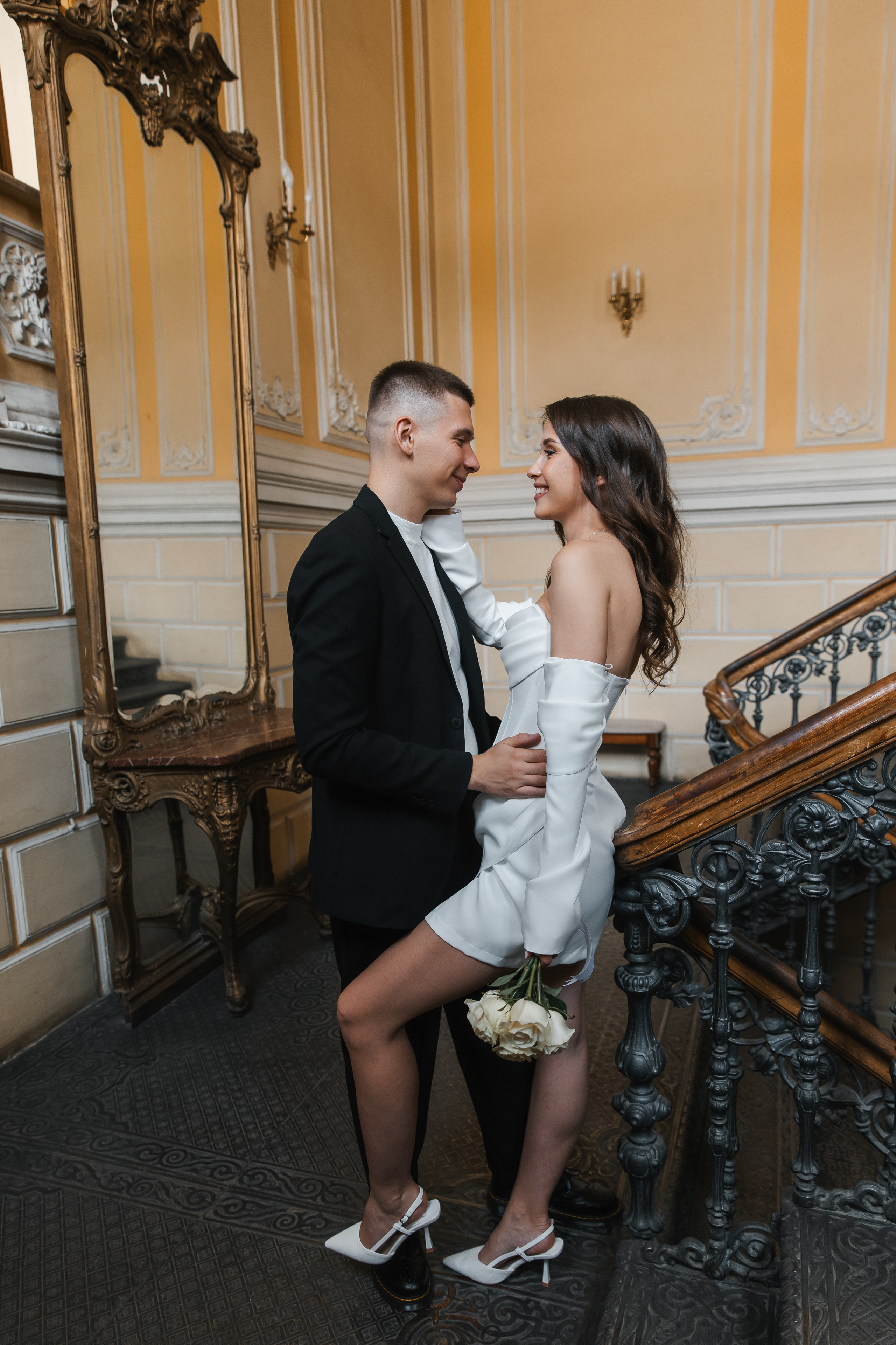 Свадебная фотосессия в Библиотеке-читальне им. А. С. Пушкина. Фотограф и видеограф Анна Домашенко