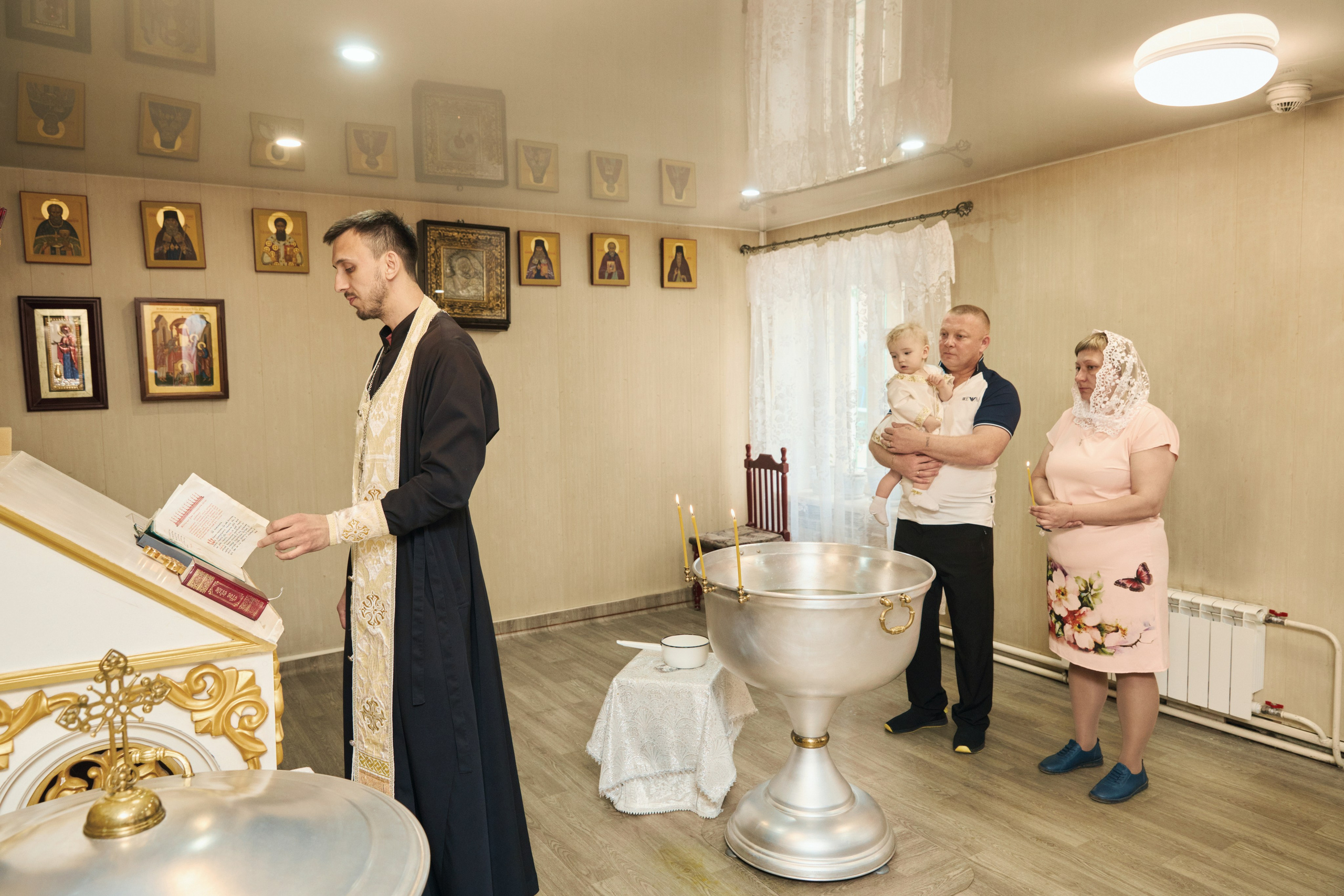 Фотосъемка таинства крещения