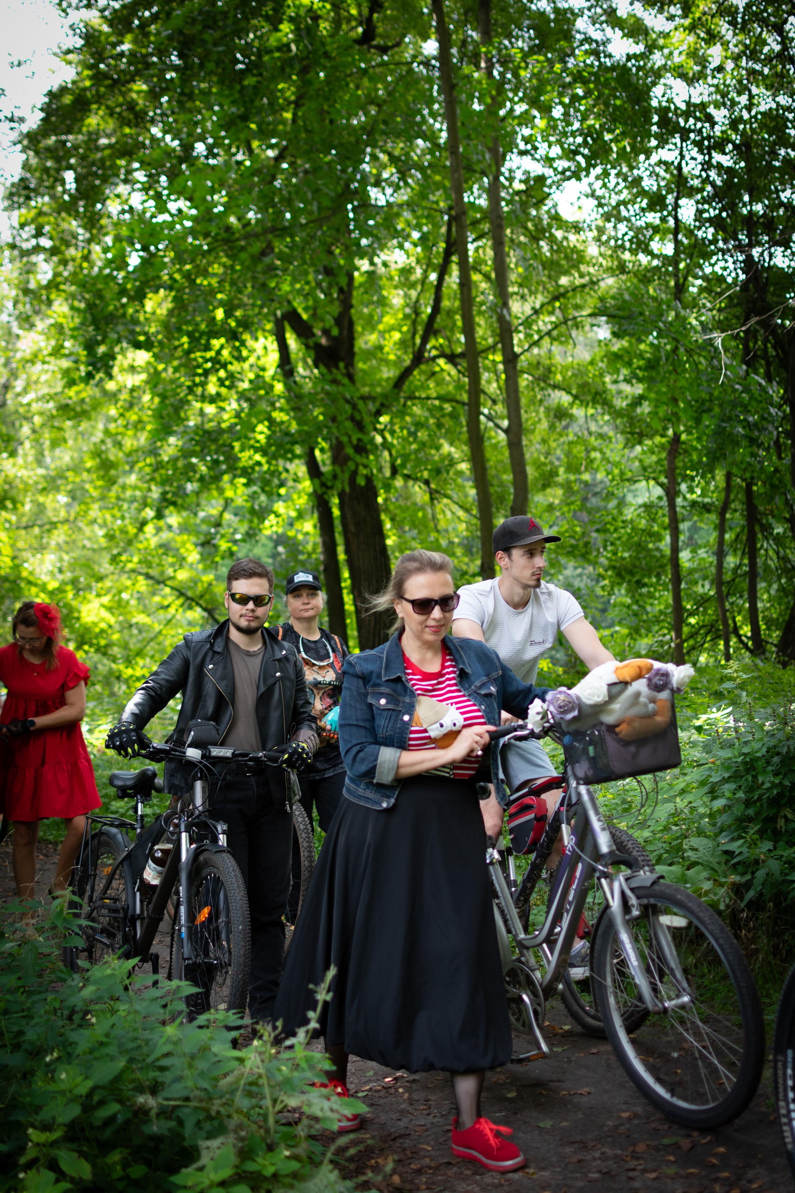 «Леди на велосипеде» — велопробег по г. Жуковскому 2025. Репортажный фотограф Сыбер Мартти