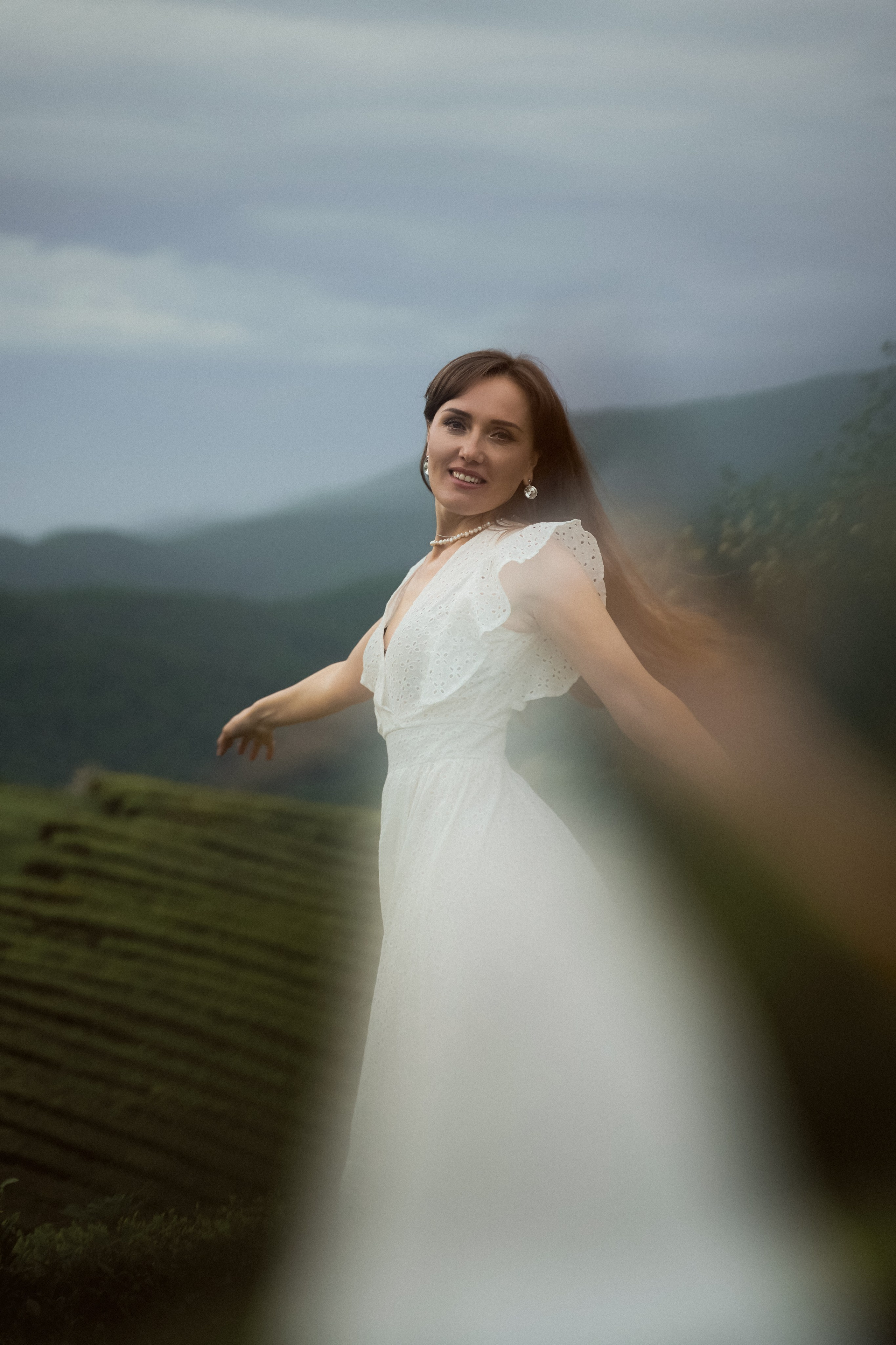 Ольга, фотосессия в Чайных плантациях