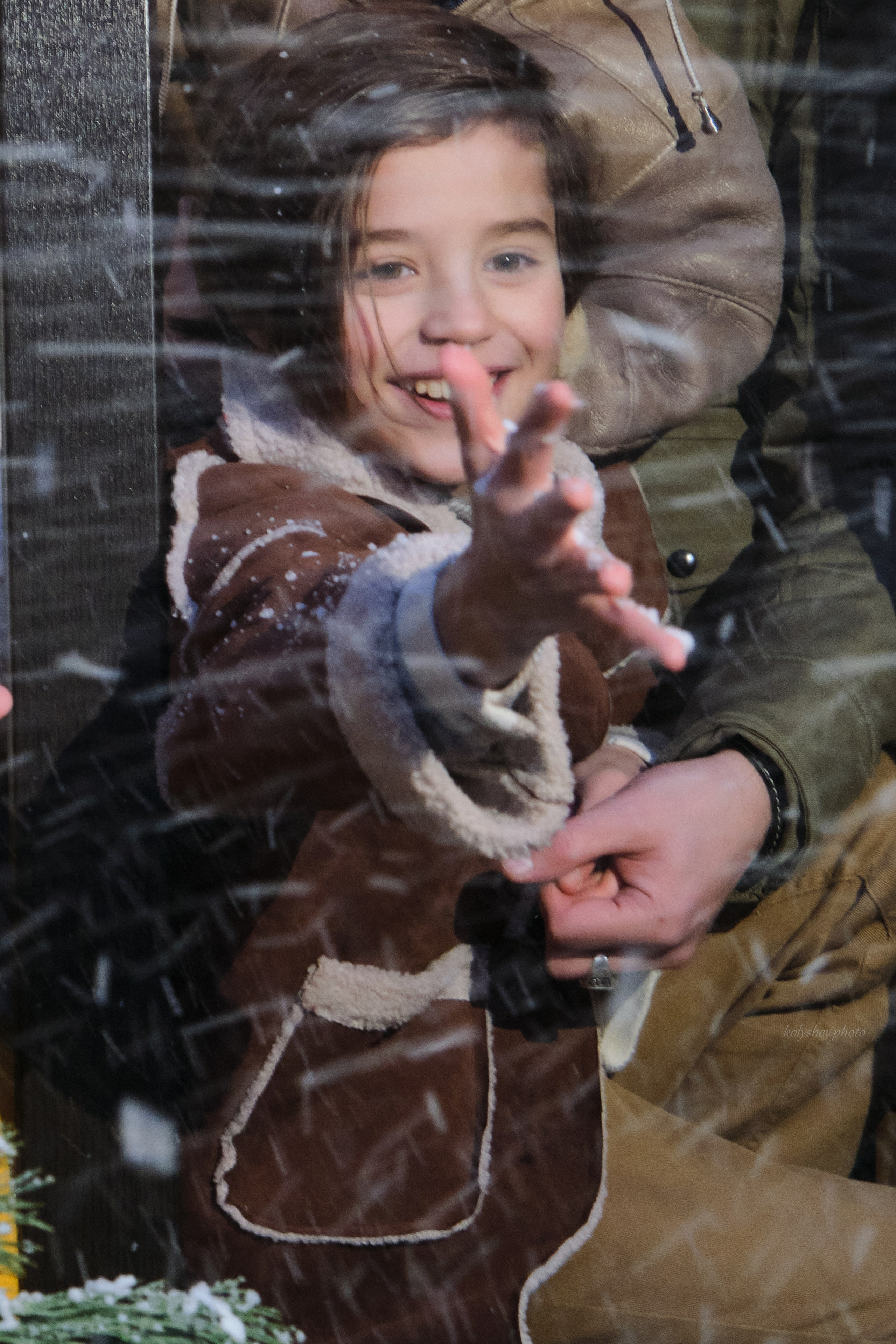 новогодняя семейная фотосессия в Луховицах