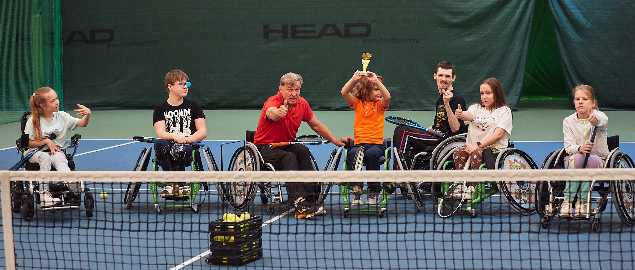 Тренировка теннис на колясках / АНО «Второе дыхание». Антон Артюшин, портретный фотограф. Москва