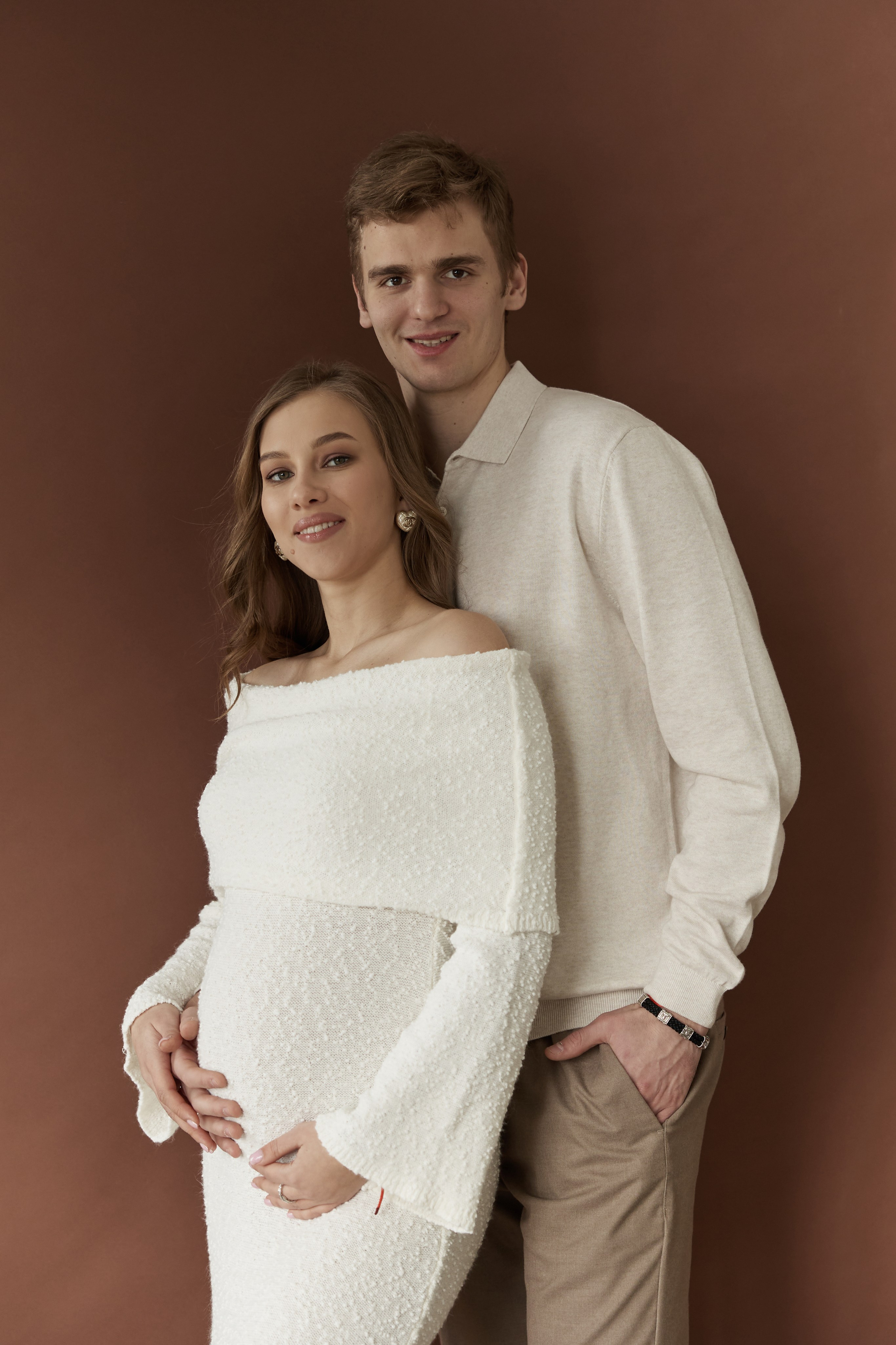 Дарья с мужем. Семейный фотограф и фотограф беременности во Владивостоке