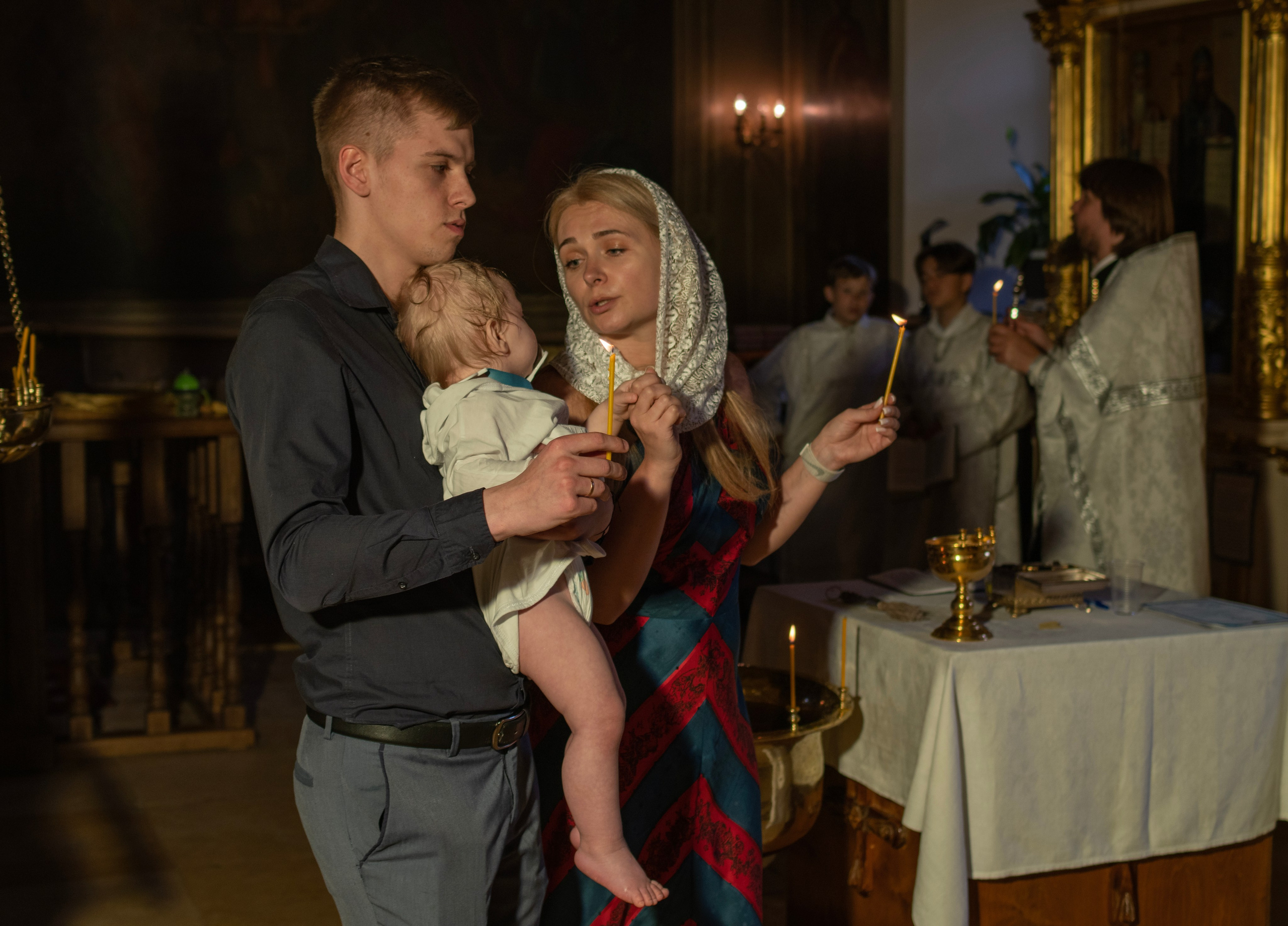 Крестины в Мячково. Семейный и детский фотограф Антон Зорин