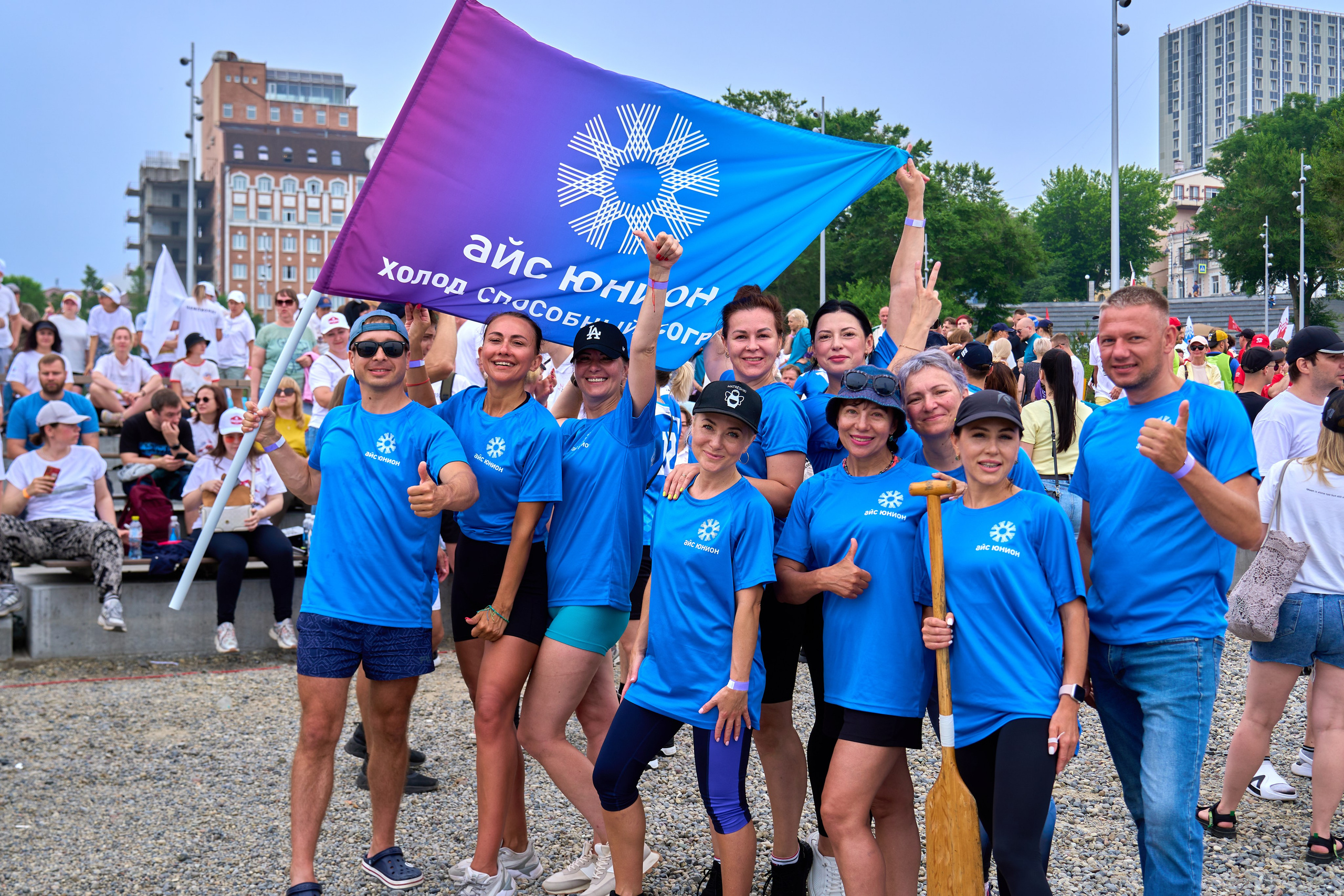 Соревнования на лодках дракон Айс Юнион. Фотограф во Владивостоке