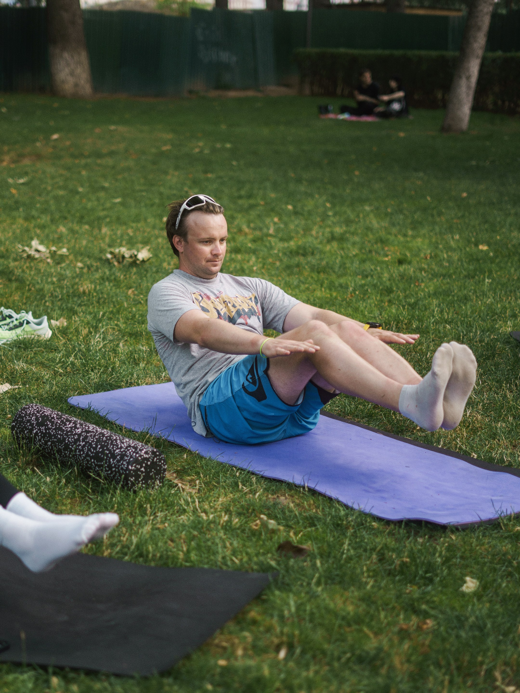 Йога в парке, Тбилиси. Андрей Фадеев фото видео Тбилиси