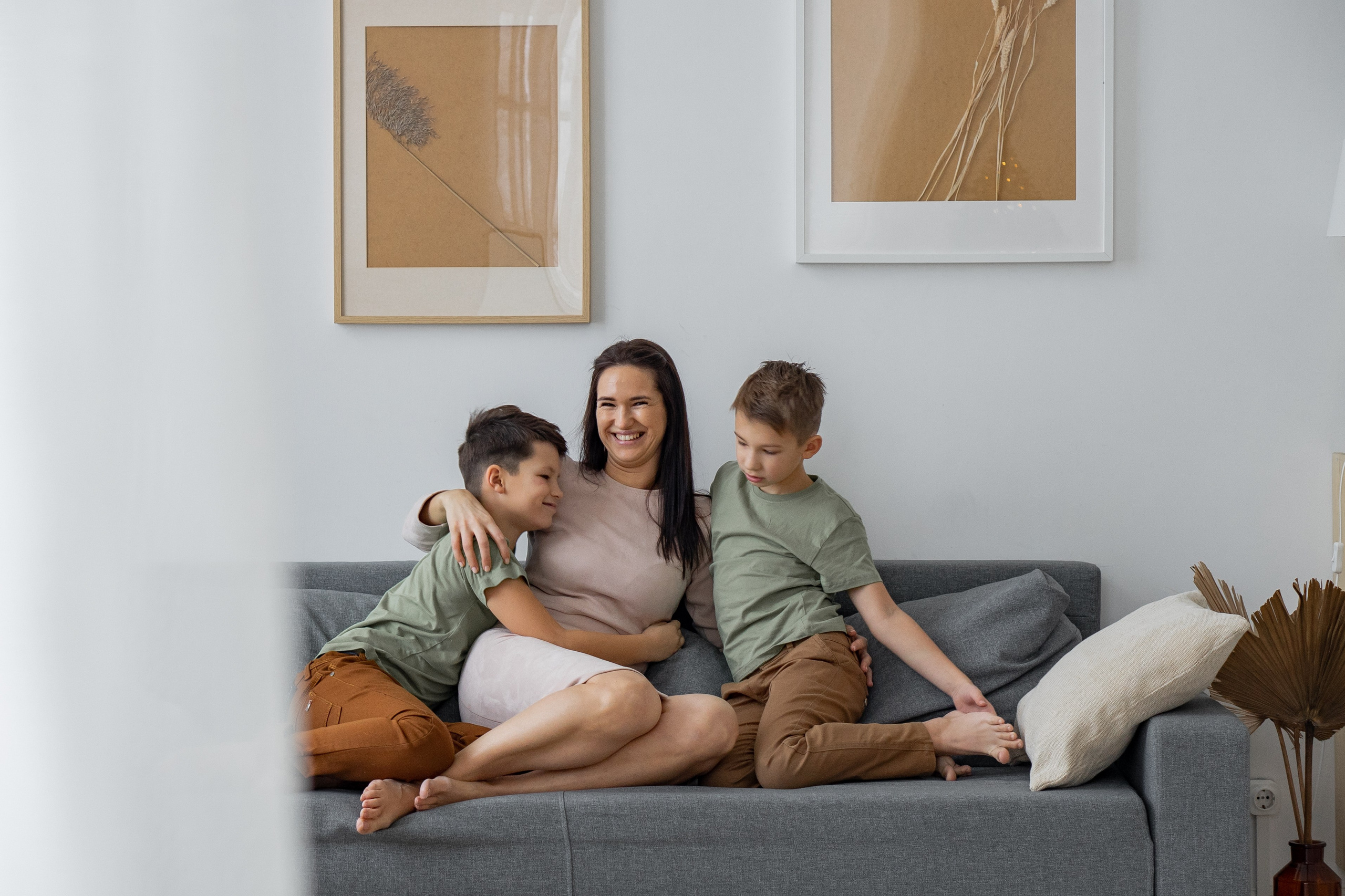 Семья Н. в фотостудии. Фотограф Ольга Игорева