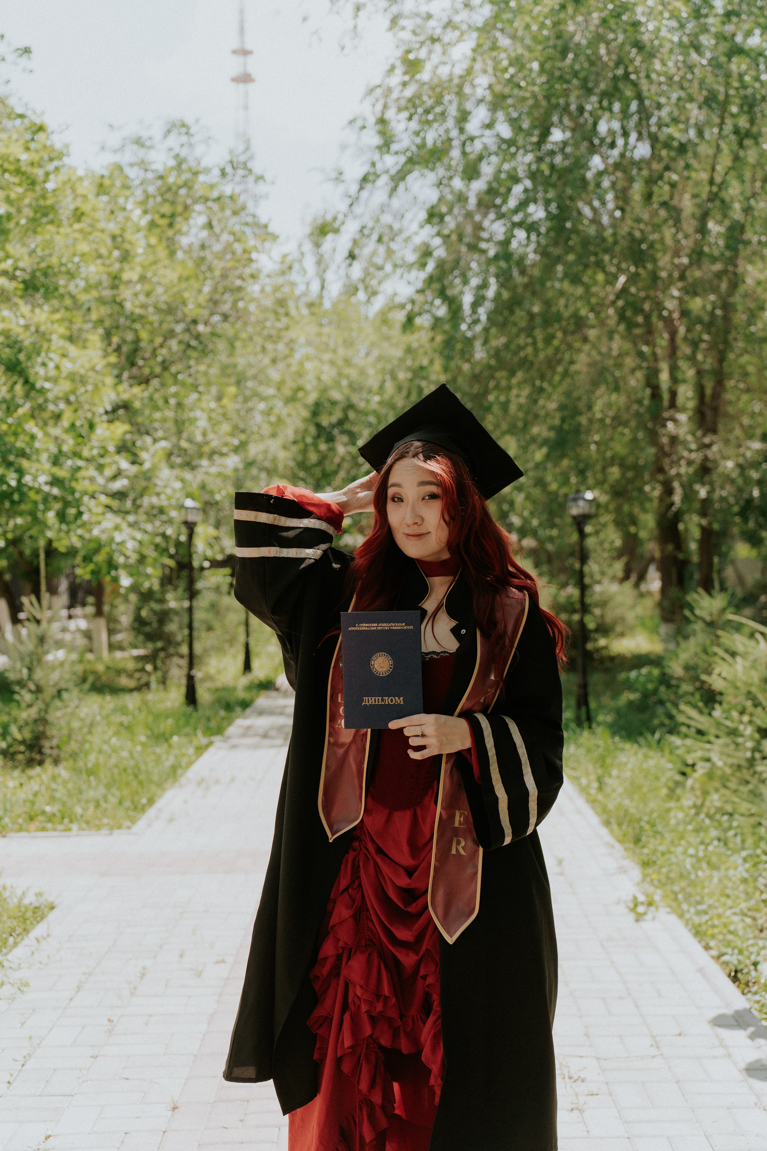 Выпускной Аграрный унивеситет. Крис Богомазова