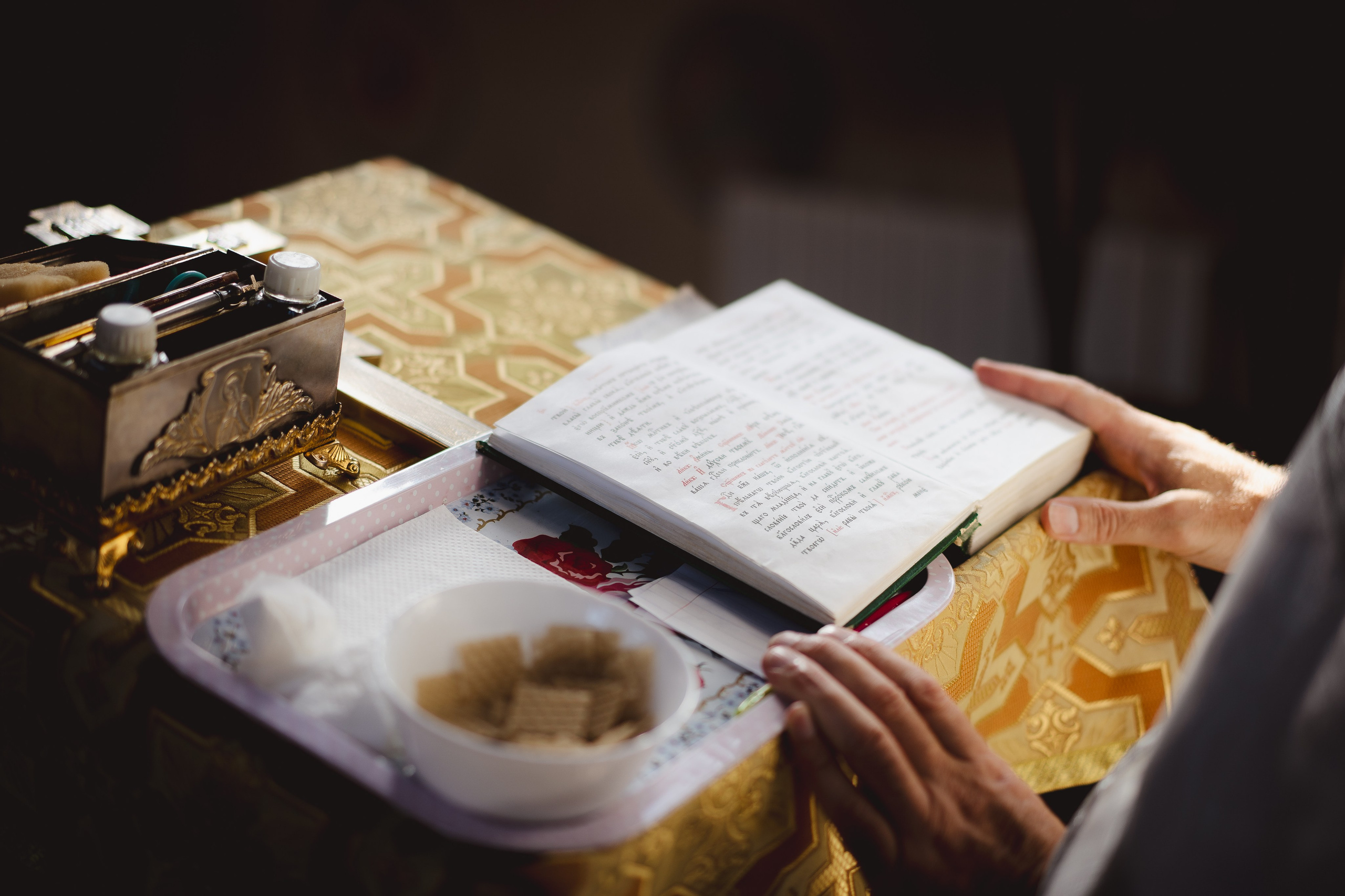 Съемки крещения. Иван Волохов