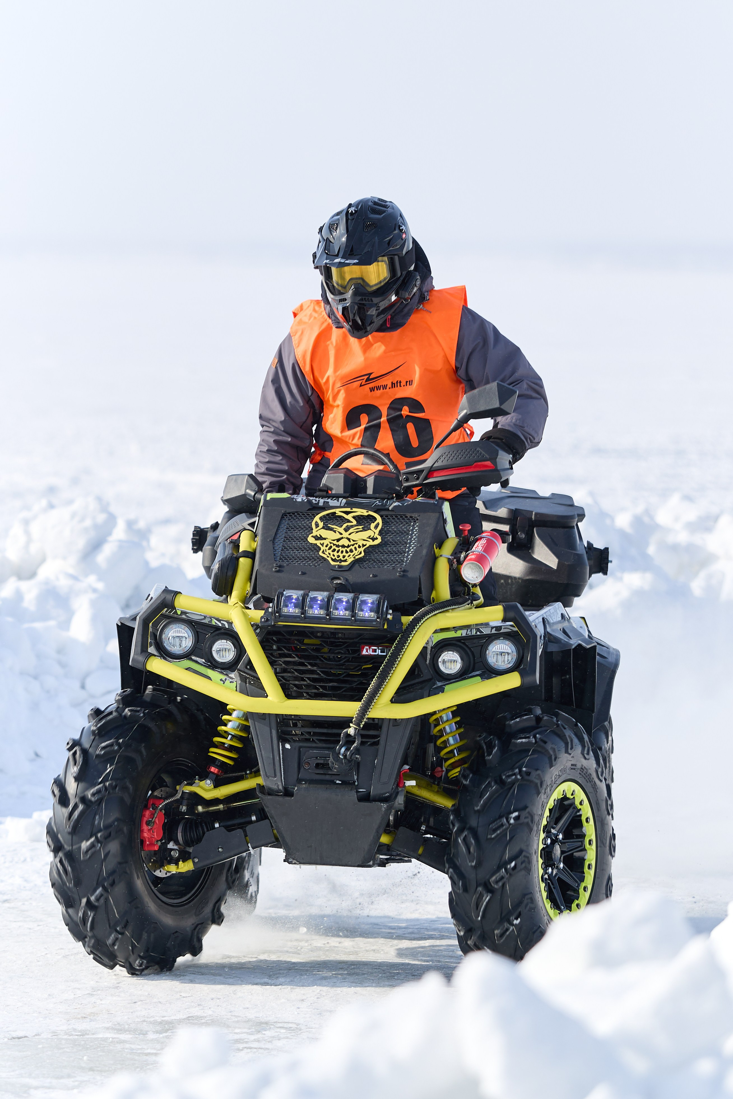 Топим Лёд — 2026. Соревнования на квадроциклах. Фотограф в Новосибирске Алена Скокова