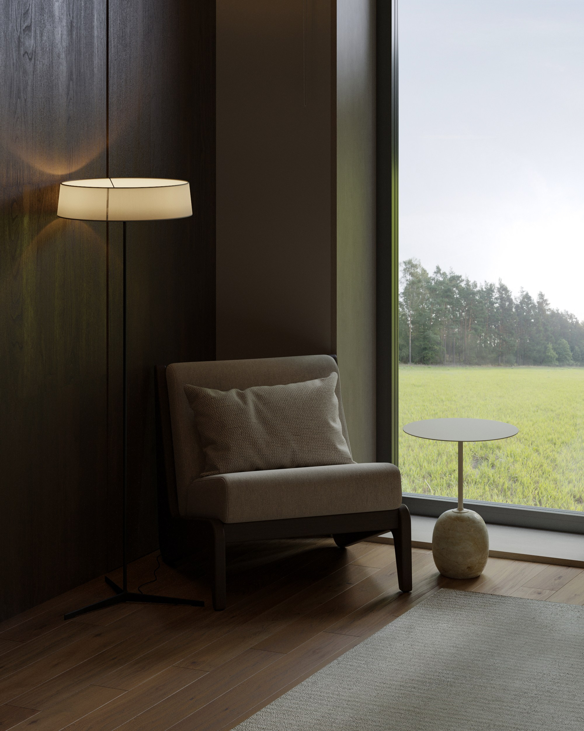 Bedroom Japandi. 3d визуализация интерьеров в Калининграде Раскопа Александра