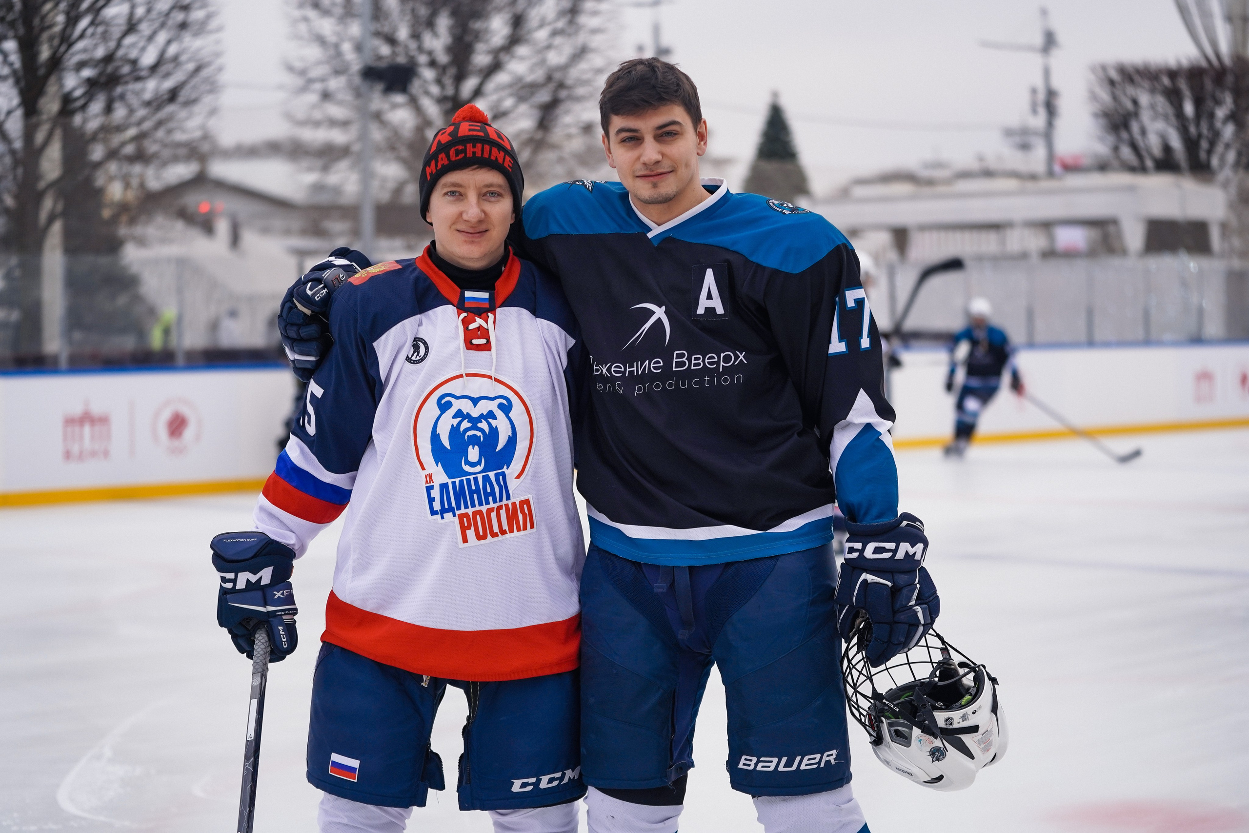 Хоккейный матч на ВДНХ. Анна, фотограф Москва, Зеленоград