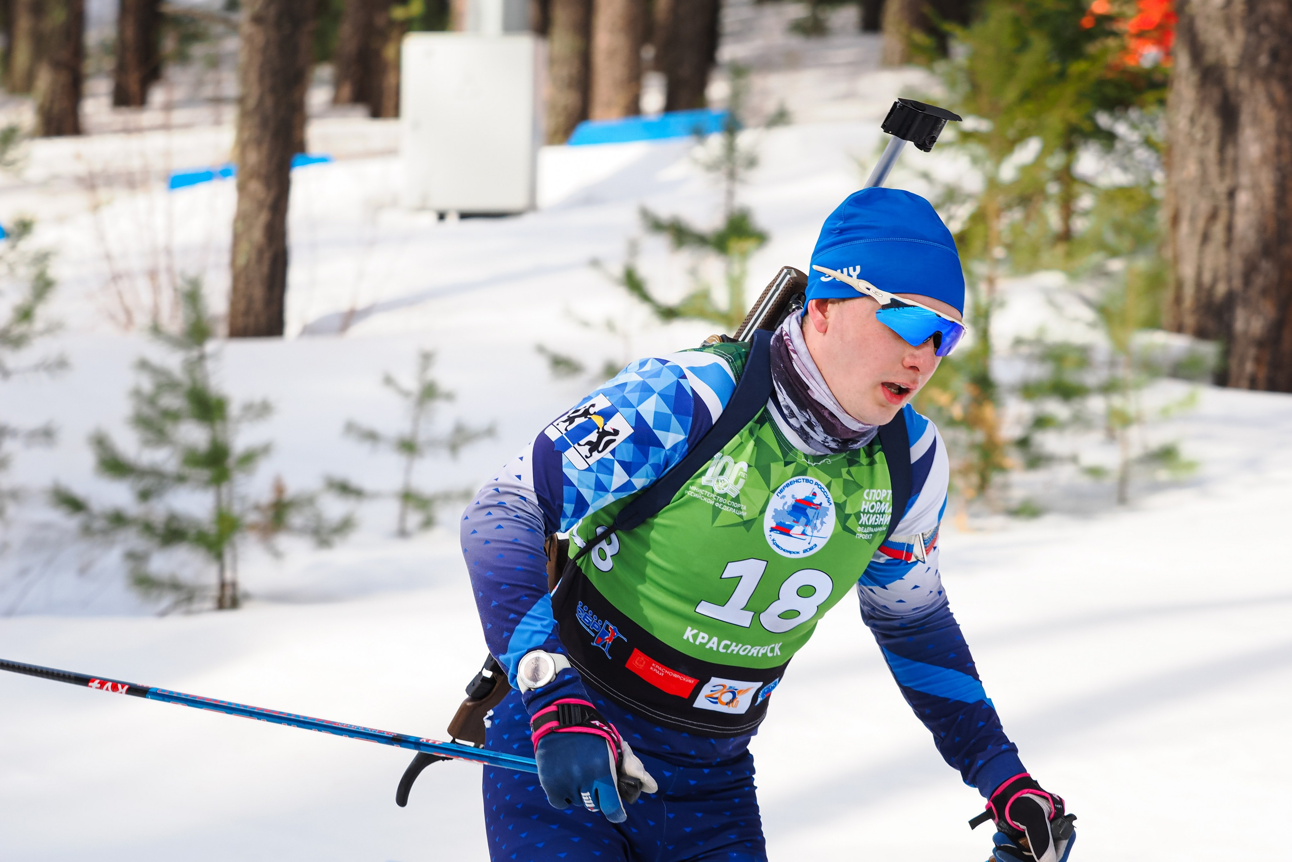 Биатлон / Первенство России. Репортажный фотограф Алексей Козьмин