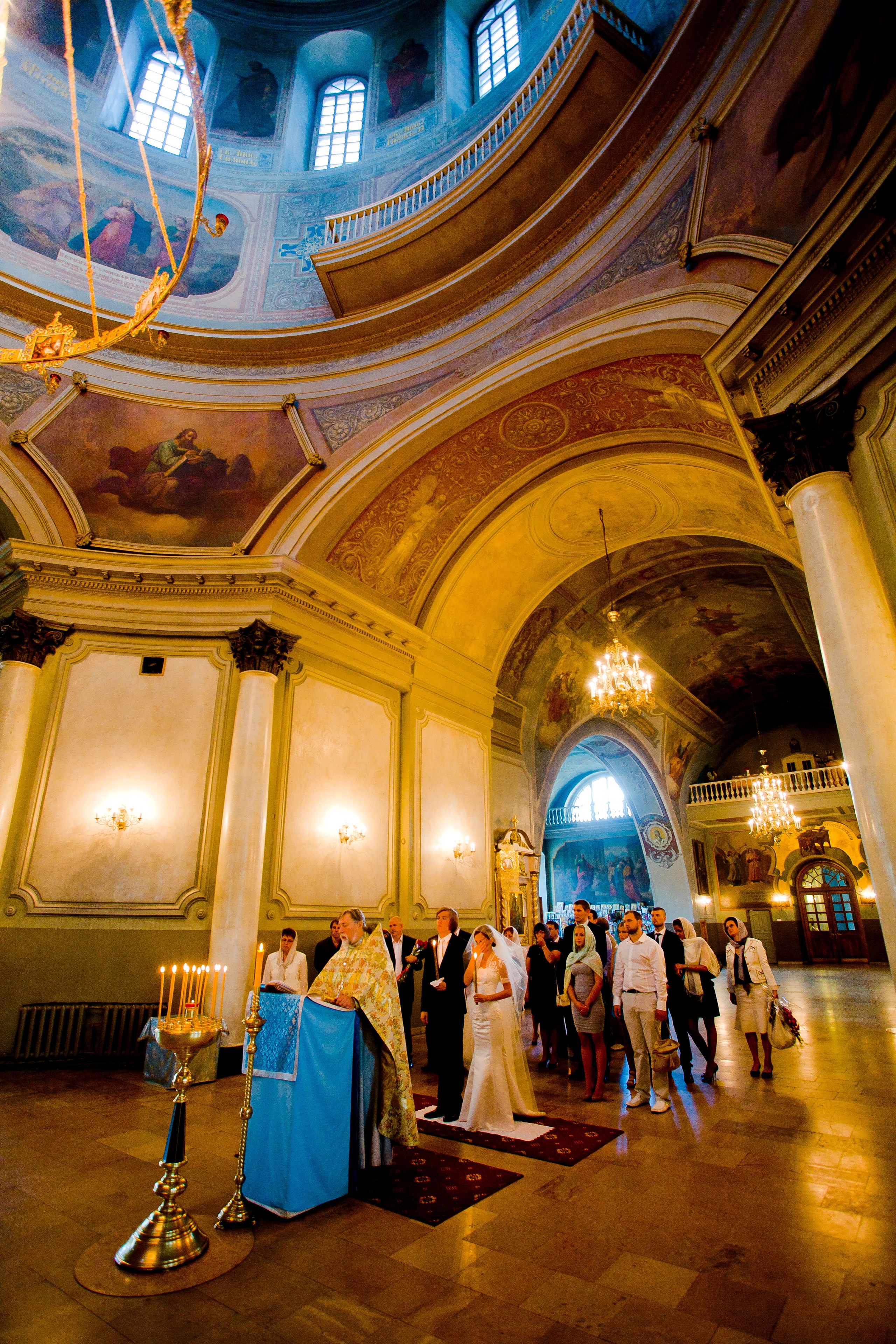 Свадьба Юра и Юля Венчание. Skazka.wfolio.pro