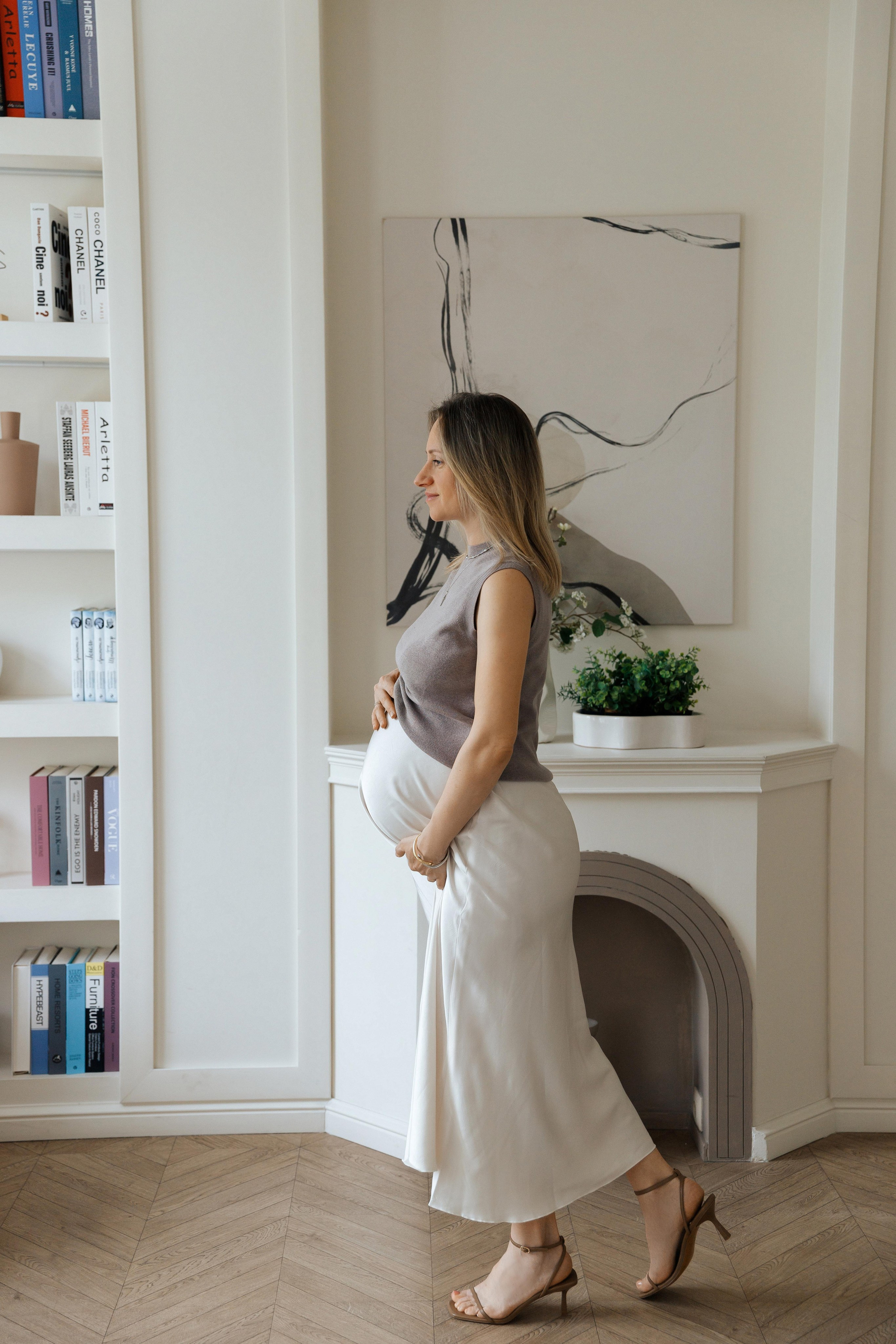 Фотосессия беременности мамы с дочкой. Фотограф Александра Сыщенко