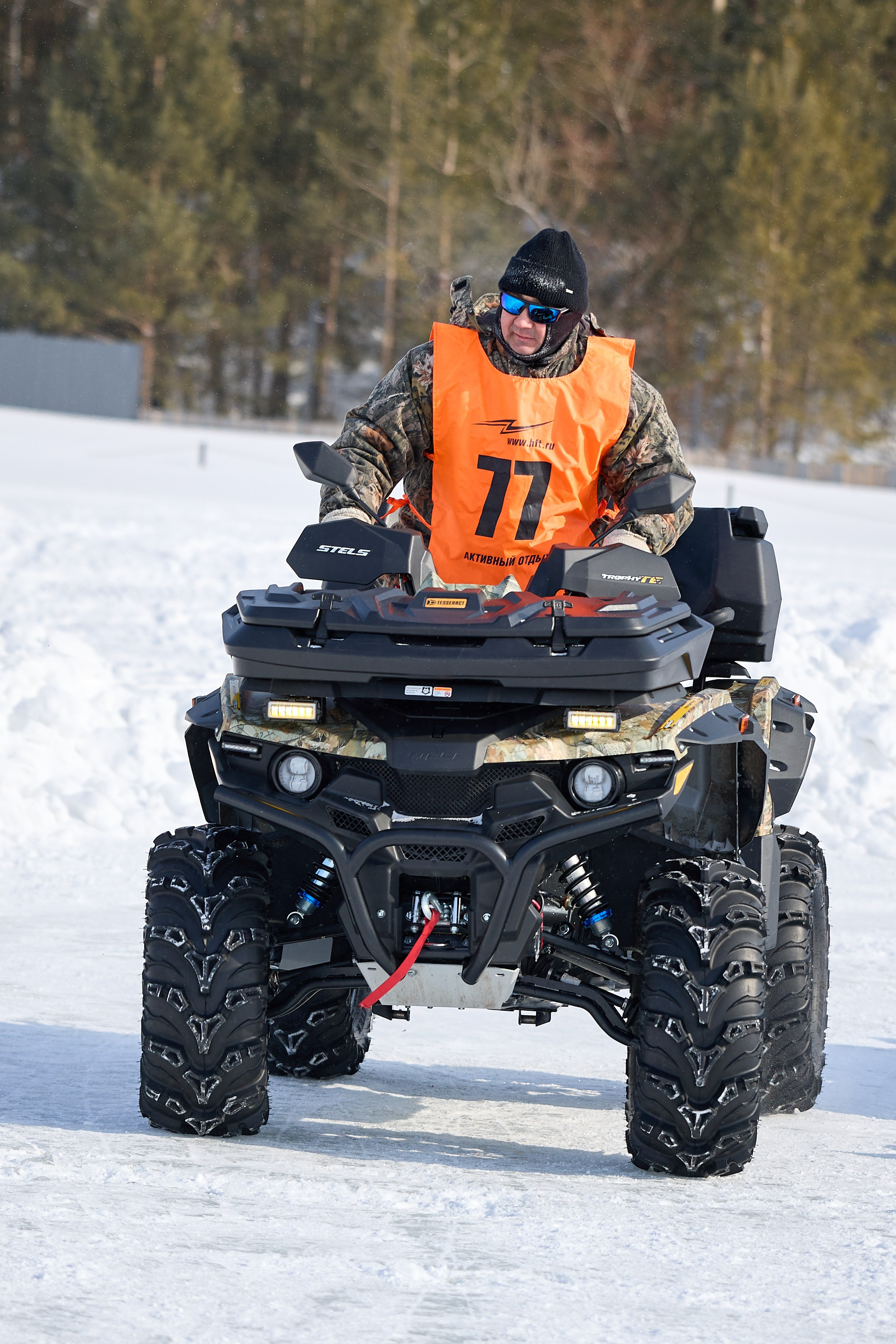 Топим Лёд — 2026. Соревнования на квадроциклах. Фотограф в Новосибирске Алена Скокова