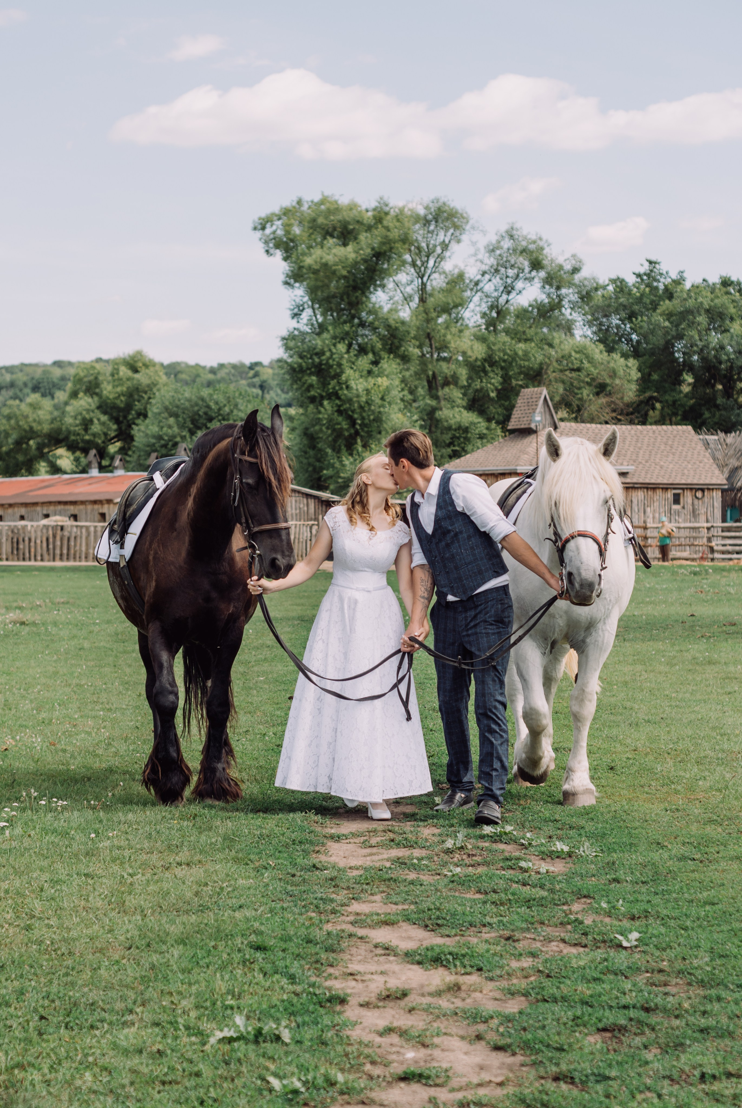 На белом коне