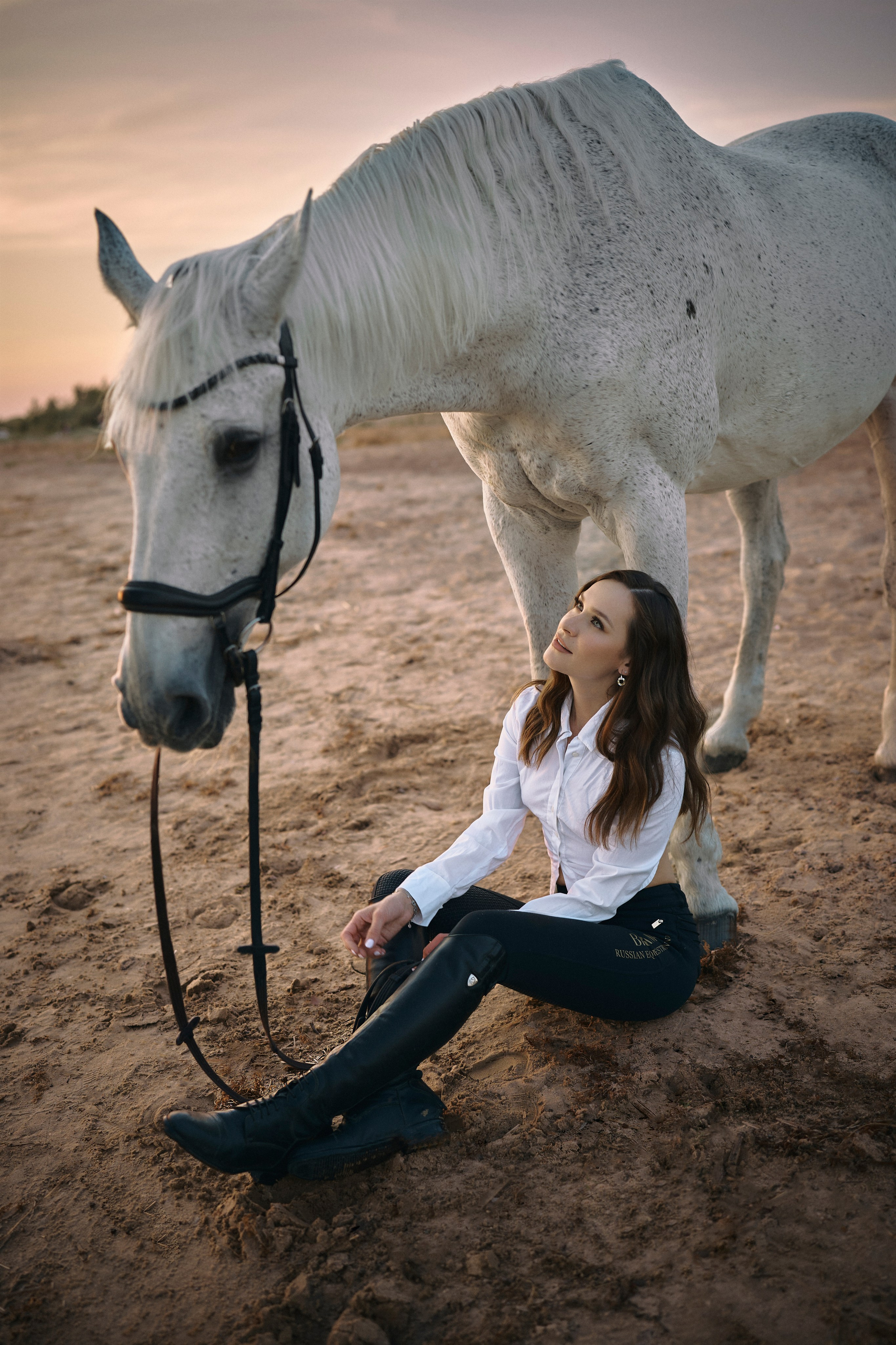 Фотосессия с лошадью для Лизы. Фотограф в Санкт-Петербурге Юлия Магдич