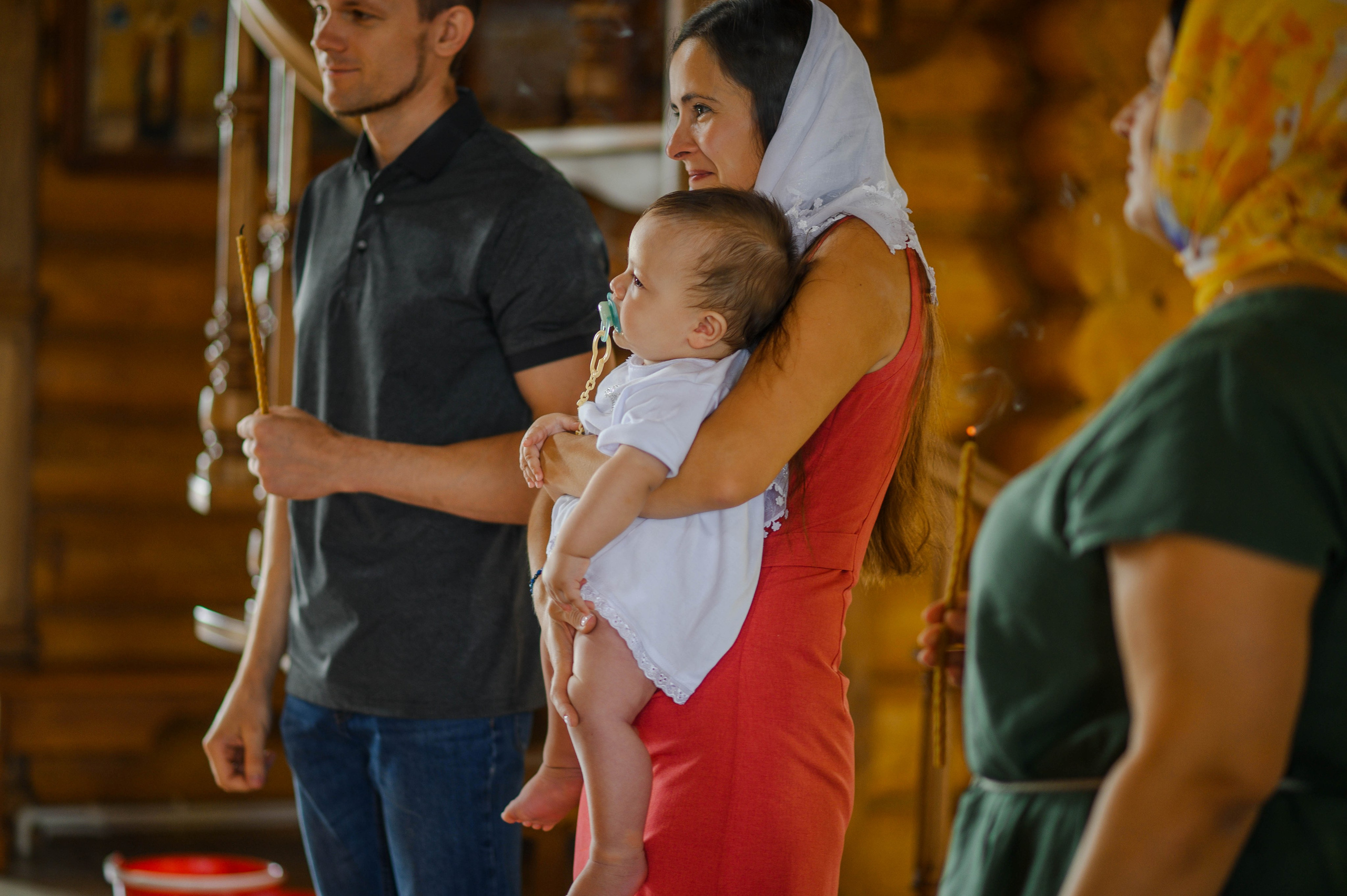 Крещение Олега. Храм святых мучеников Адриана и Наталии (дальнее Арбеково). Свадебный и семейный Фотограф в Пензе Татьяна Лапоногова