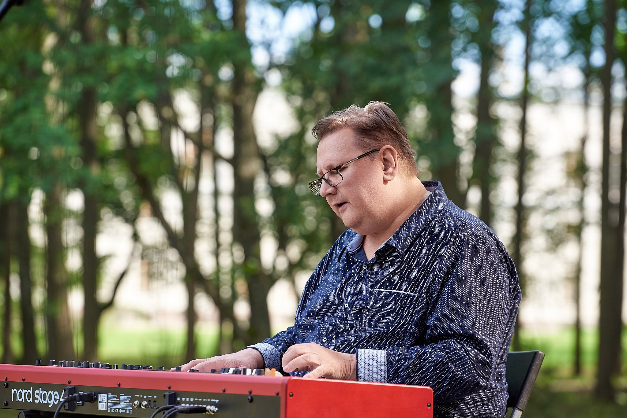 «Выходные с джазом» в Гатчинском парке (13 — 14 июля 2024 года). Иван Ступа, репортажный фотограф в Санкт-Петербурге и Ленинградской области