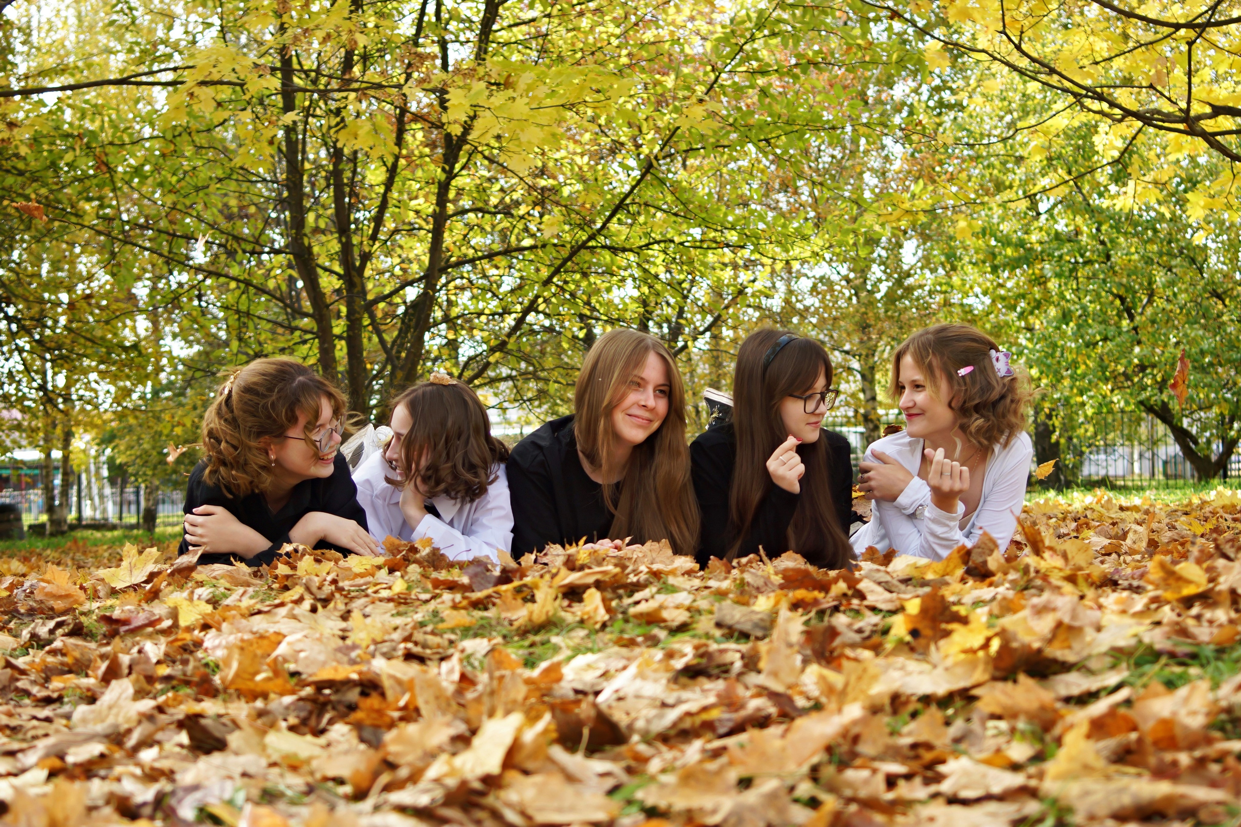 Осенняя фотосессия в школе г. Йошкар-Ола