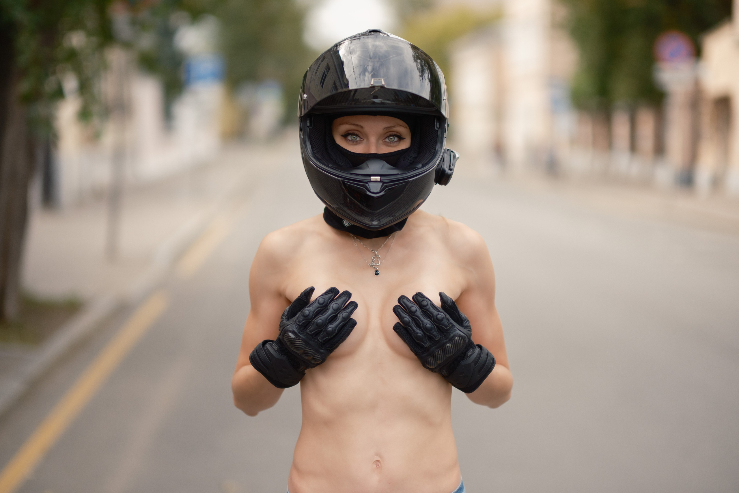 В шлеме. Фотограф Вячеслав Потемкин Москва