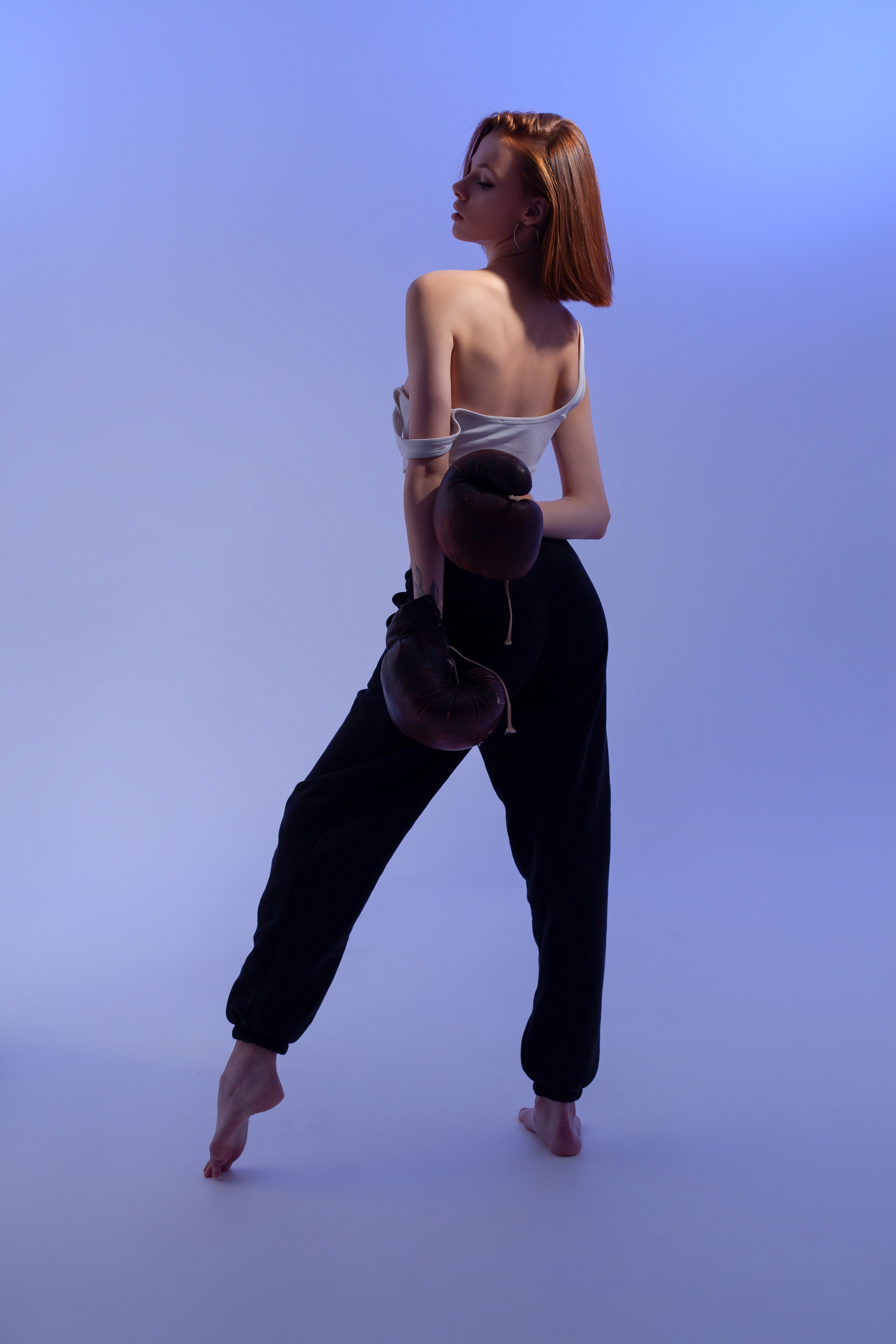 фотосессия для девушки в студии