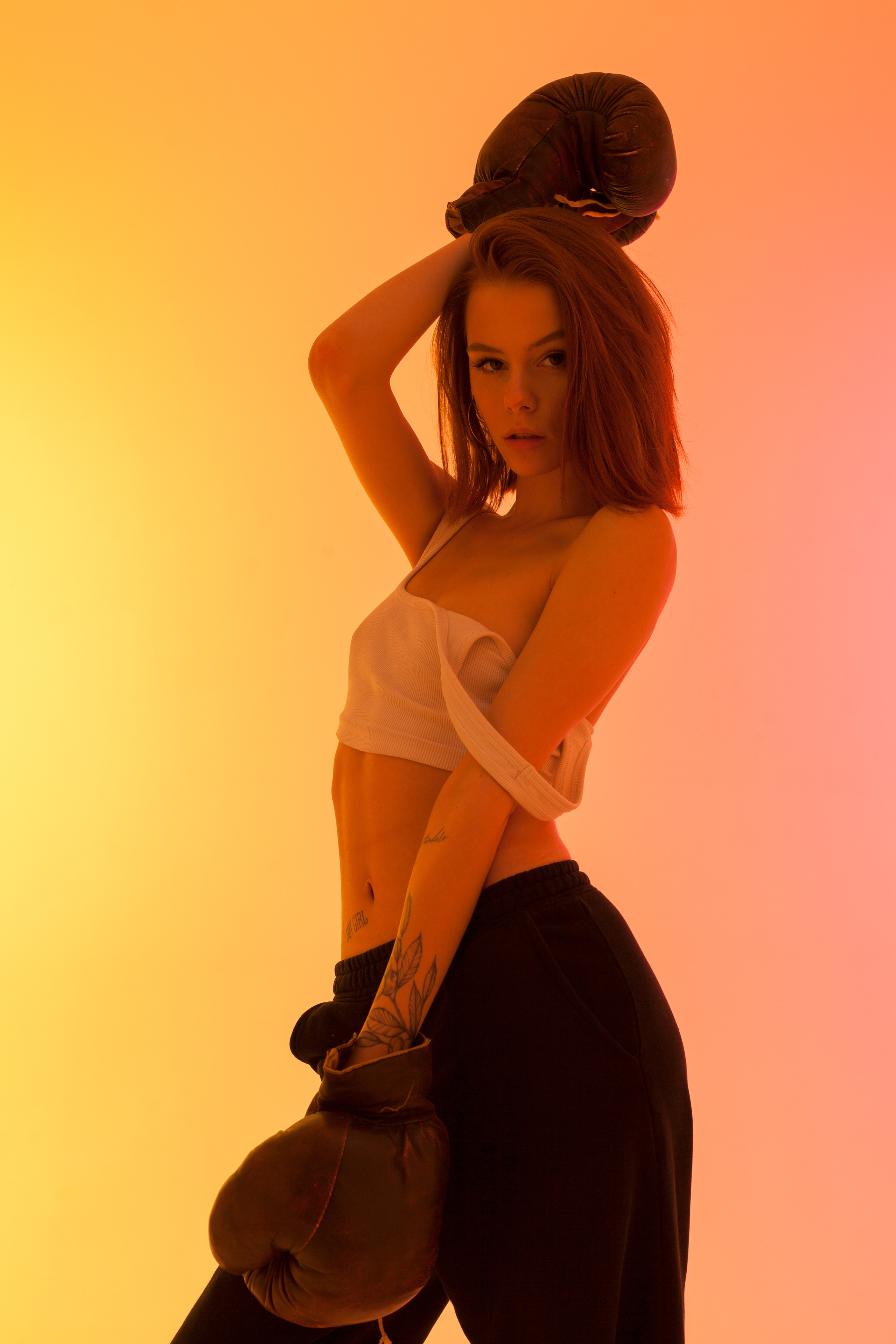 фотосессия для девушки в студии