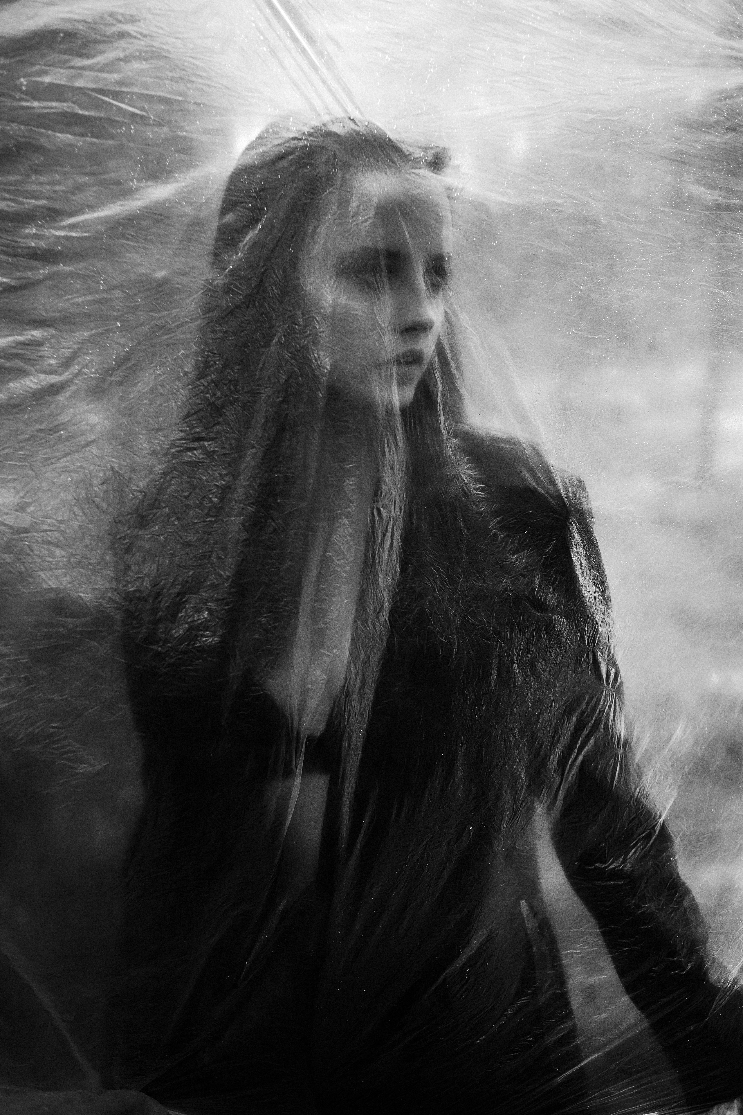 фотосессия для девушки в лесу