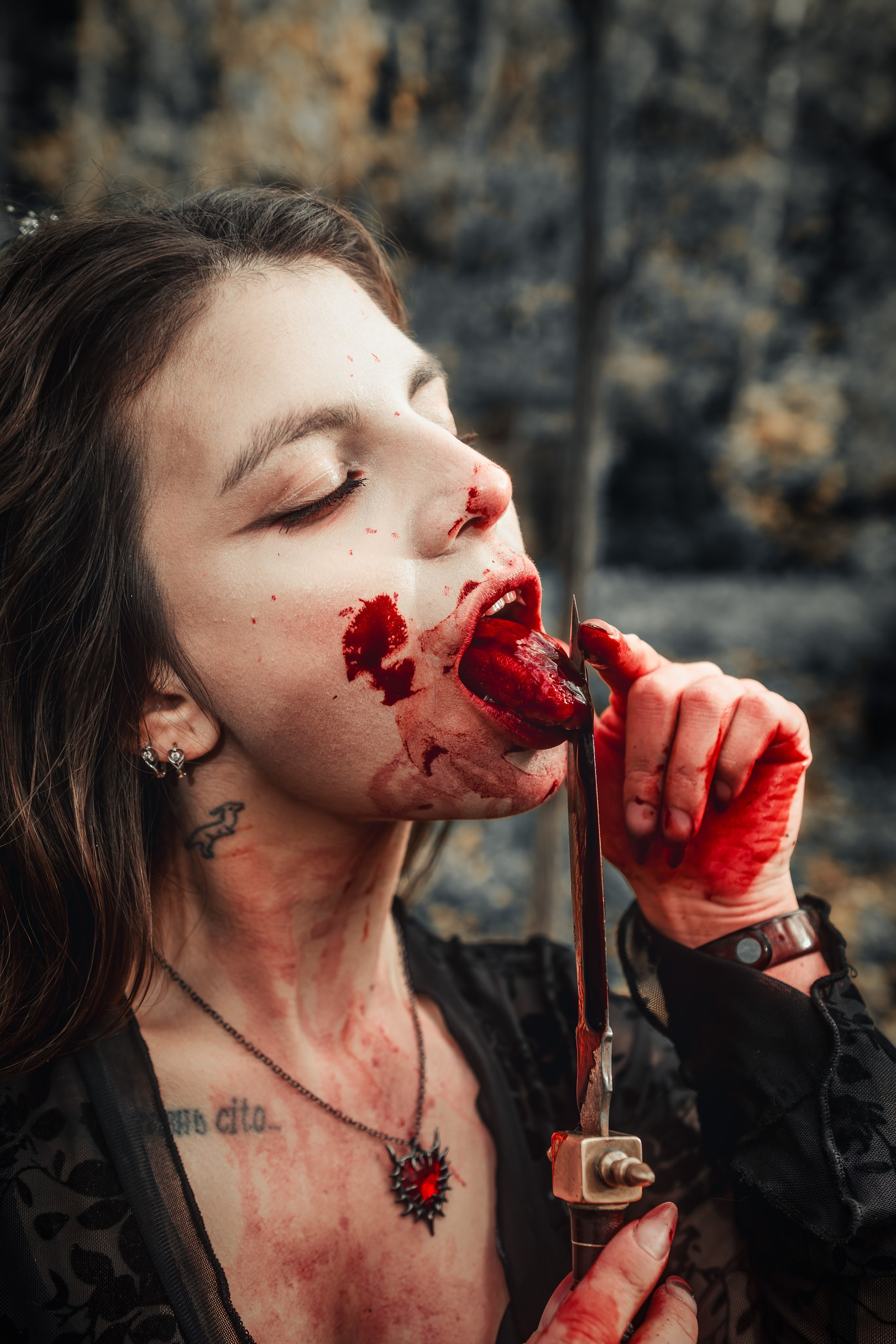 Фотосессия Вампиры в лесу