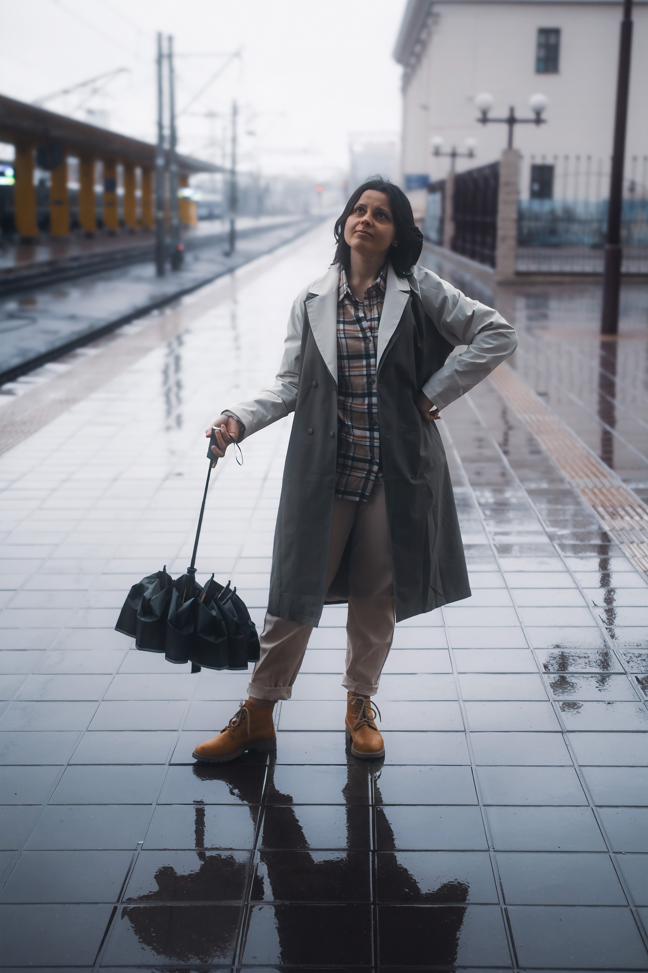 Фотосессия на вокзале