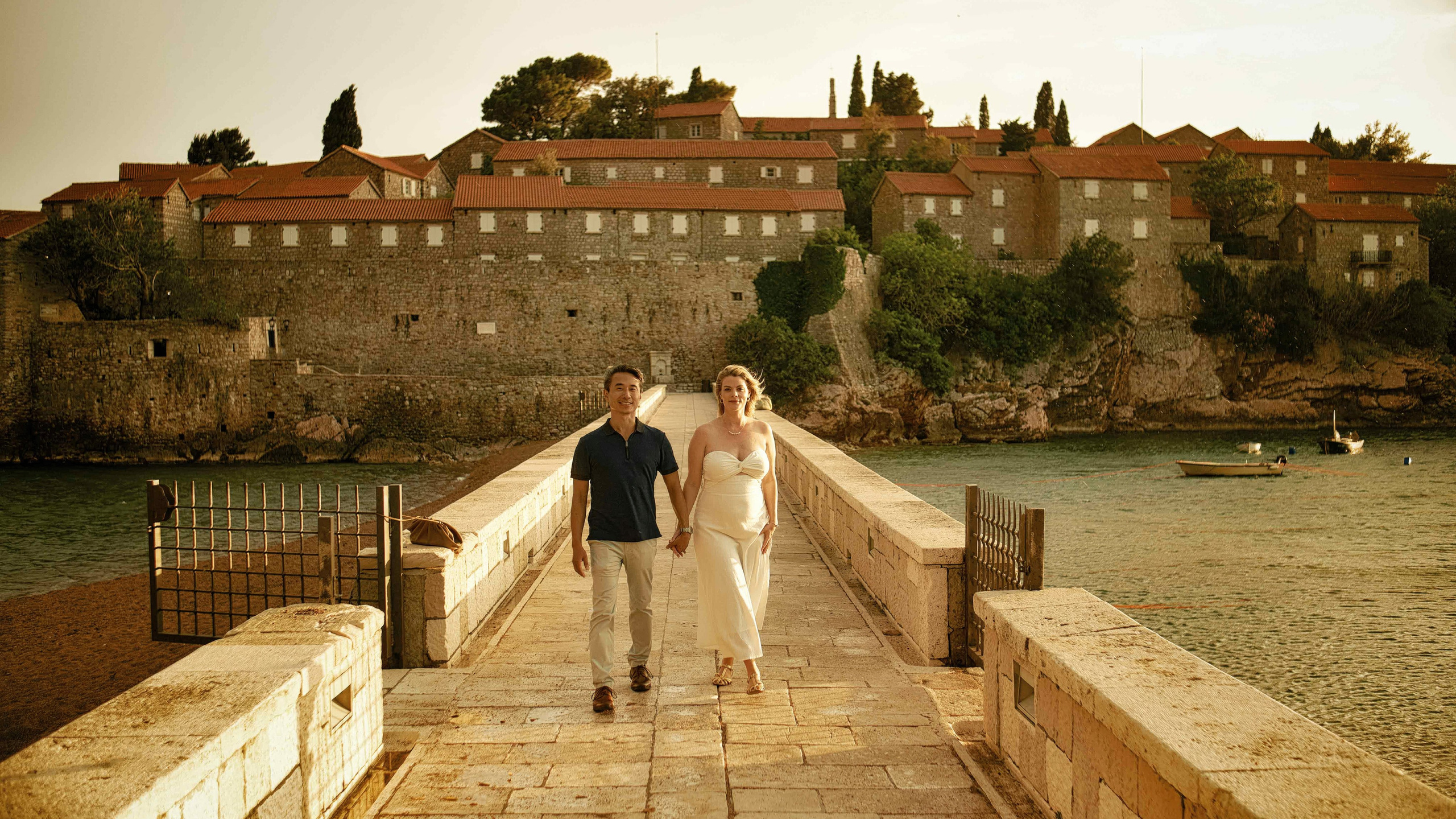 Pregnancy Photoshoot in Montenegro | Sveti Stefan Maternity Session