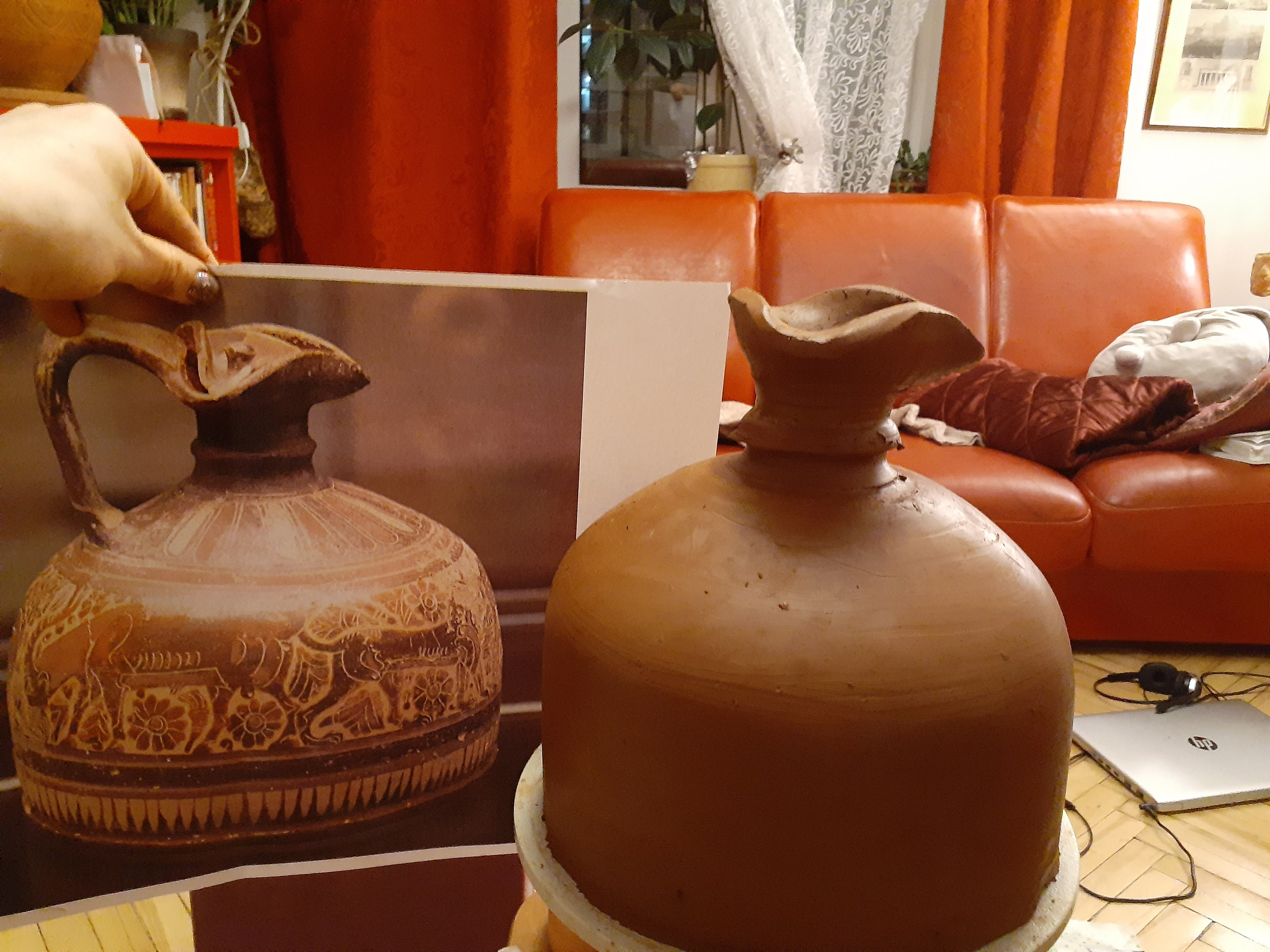 Что остается за кадром, или процесс работы керамиста. Керамика с историей. Елена Рогалёва