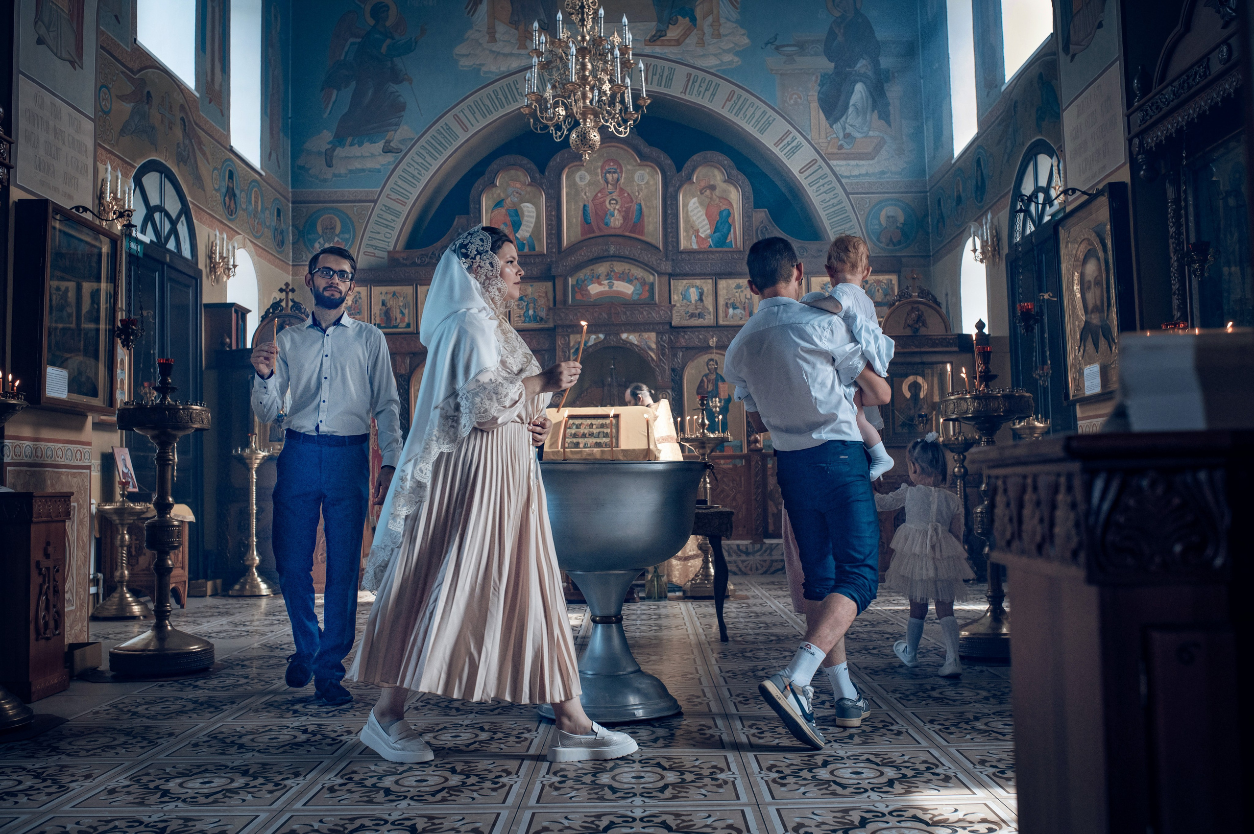 Съемка крещения в Красноярске. Фотографы крещения/венчания  Красноярск Татьяна и Вячеслав Переваловы