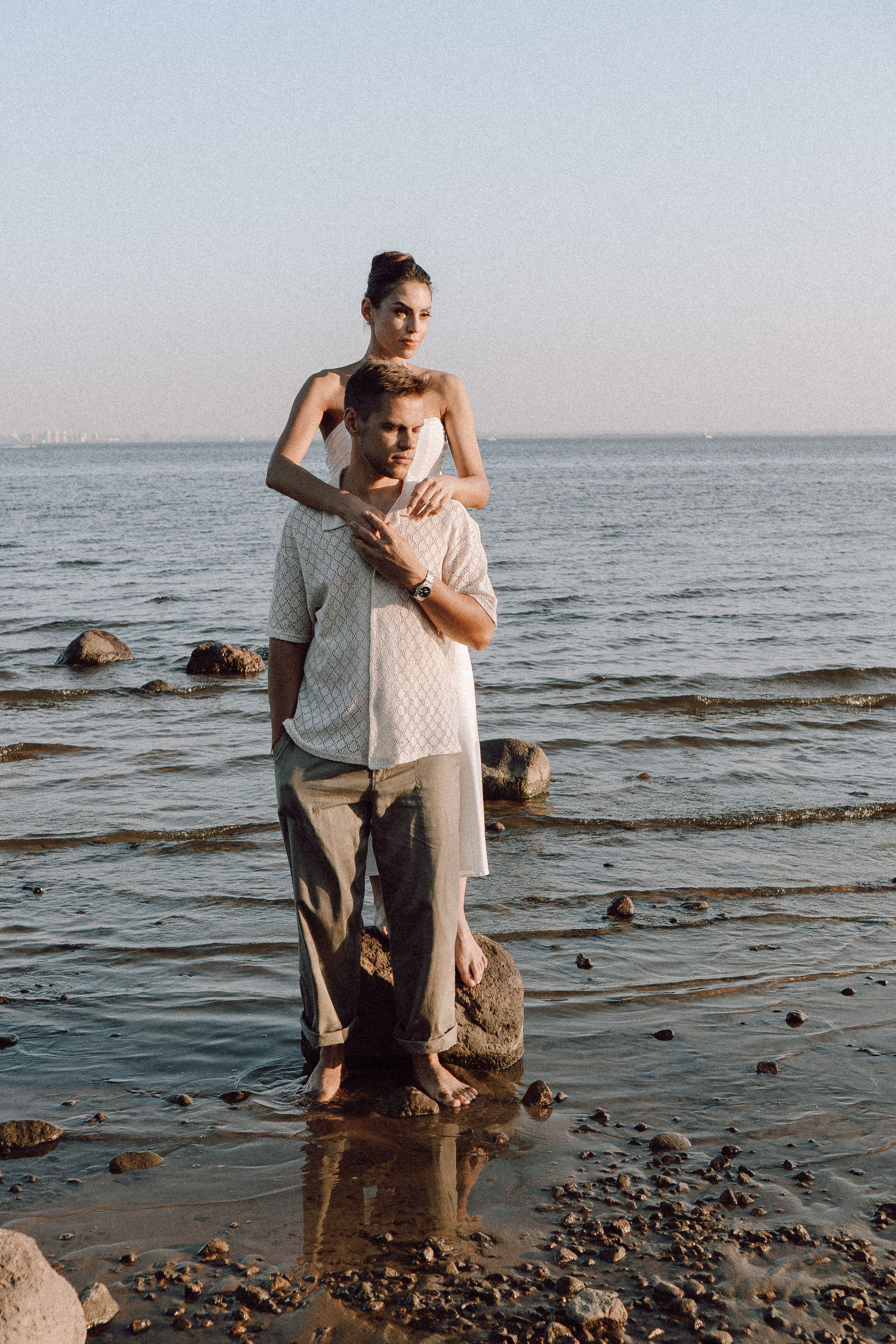 СВАДЕБНАЯ ФОТОСЕССИЯ ВЫЕЗДНОЙ ЦЕРЕМОНИИ (ФИНСКИЙ ЗАЛИВ). Профессиональный фотограф, Санкт-Петербург — Виктория Богомолова