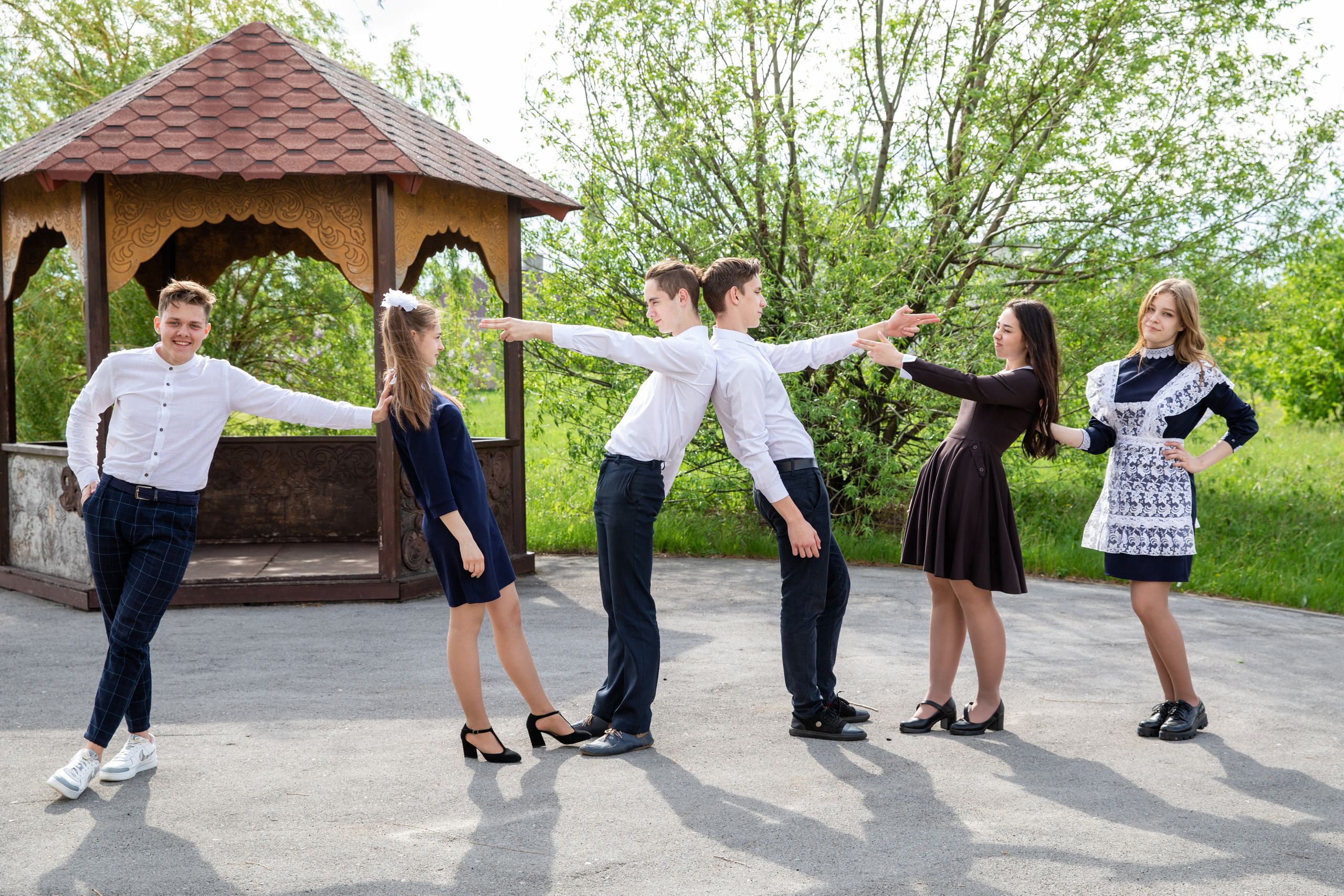 Съемки на улице. Выпускные альбомы Евгении Виноградовой г. Липецк